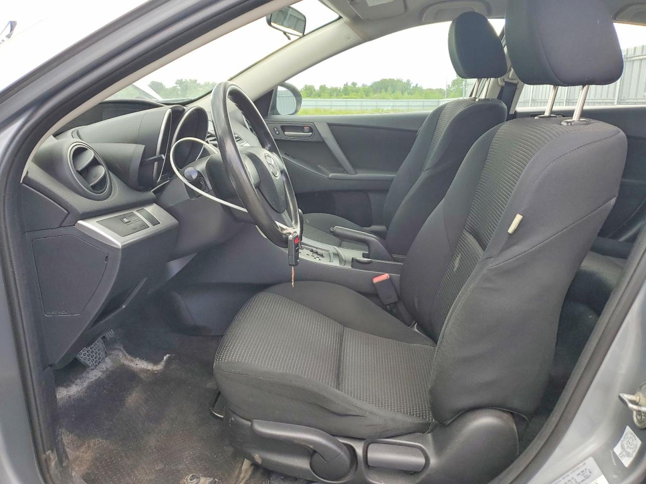 2013 Mazda 3 I Silver vin: JM1BL1KFXD1727895