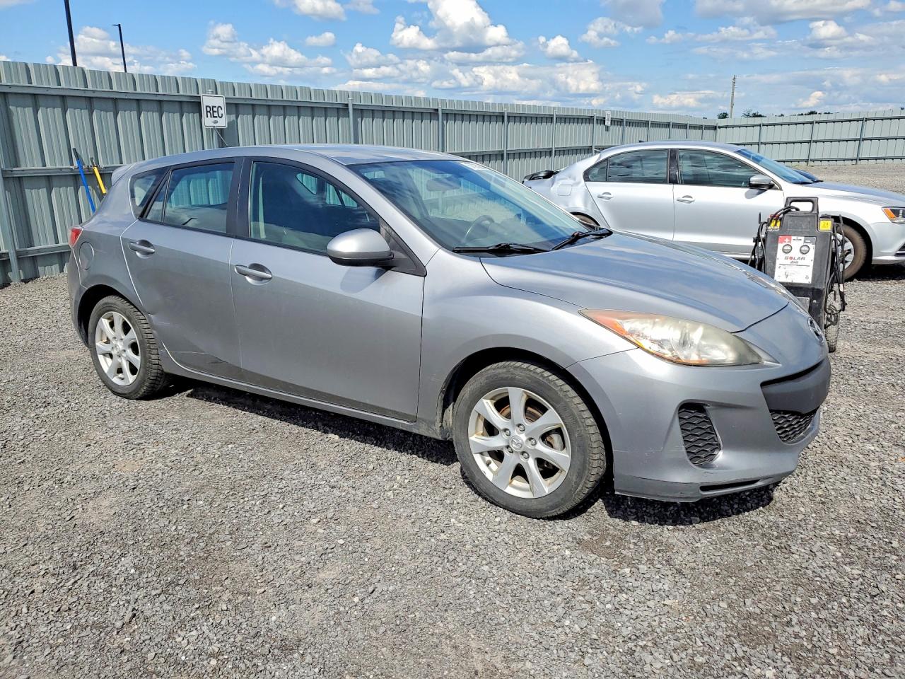 2013 Mazda 3 I Silver vin: JM1BL1KFXD1727895
