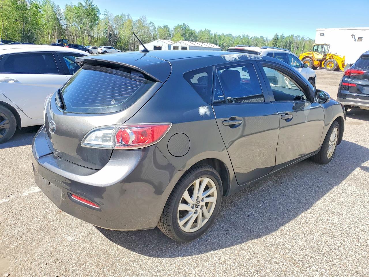 2013 Mazda 3 I Charcoal vin: JM1BL1KFXD1747290