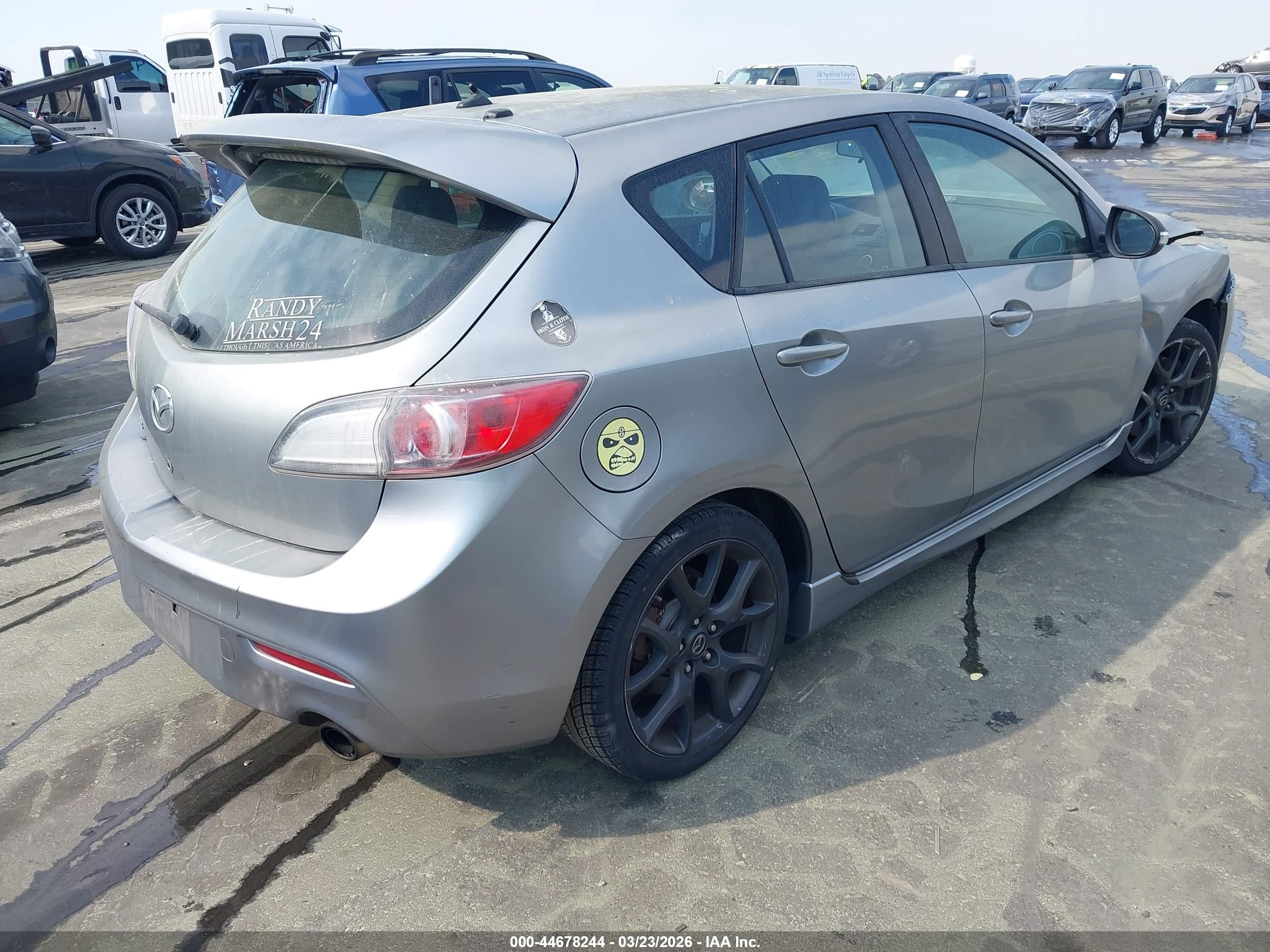 2012 Mazda Mazdaspeed3 Touring Серый vin: JM1BL1L30C1632703