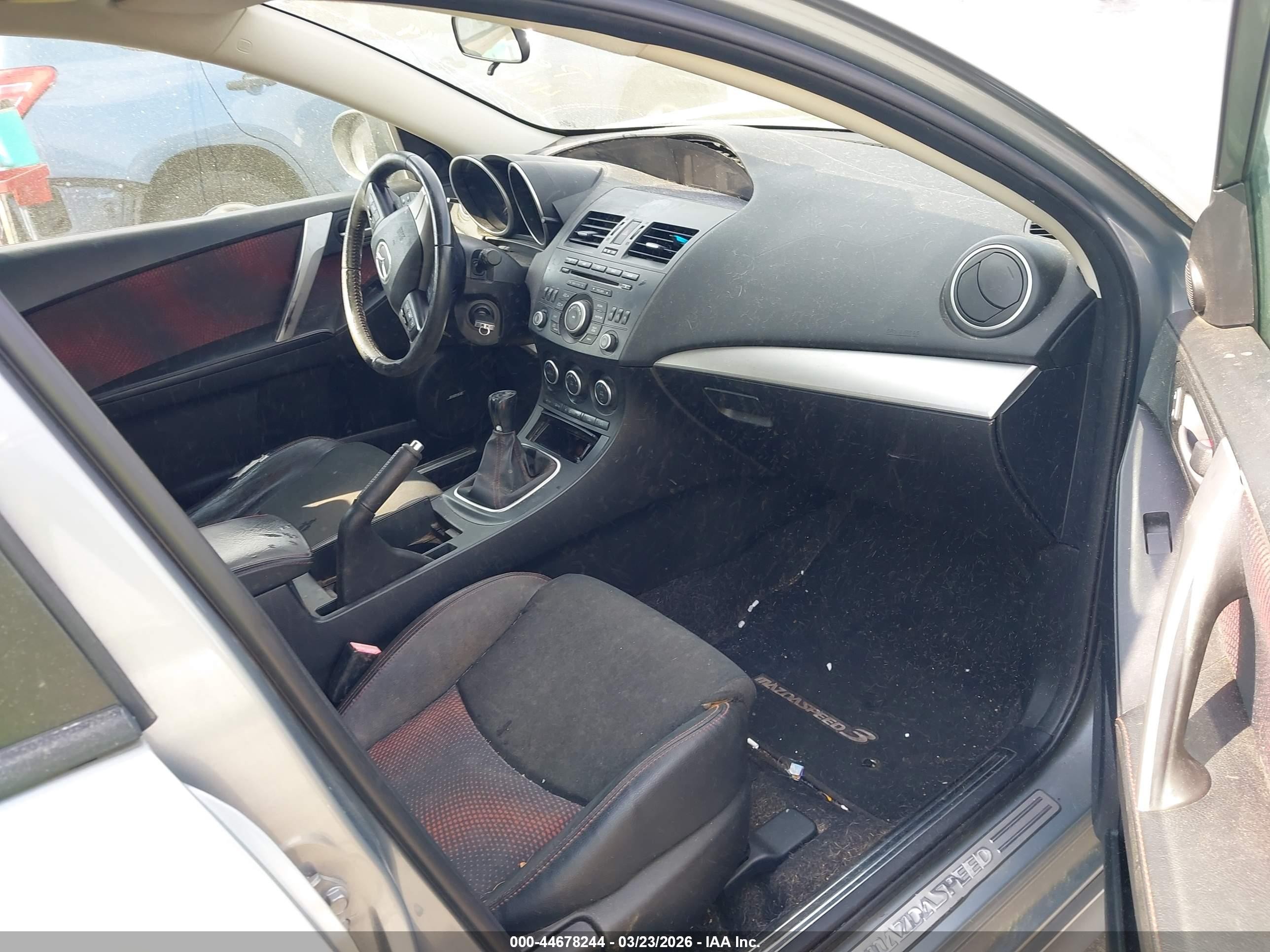 2012 Mazda Mazdaspeed3 Touring Серый vin: JM1BL1L30C1632703