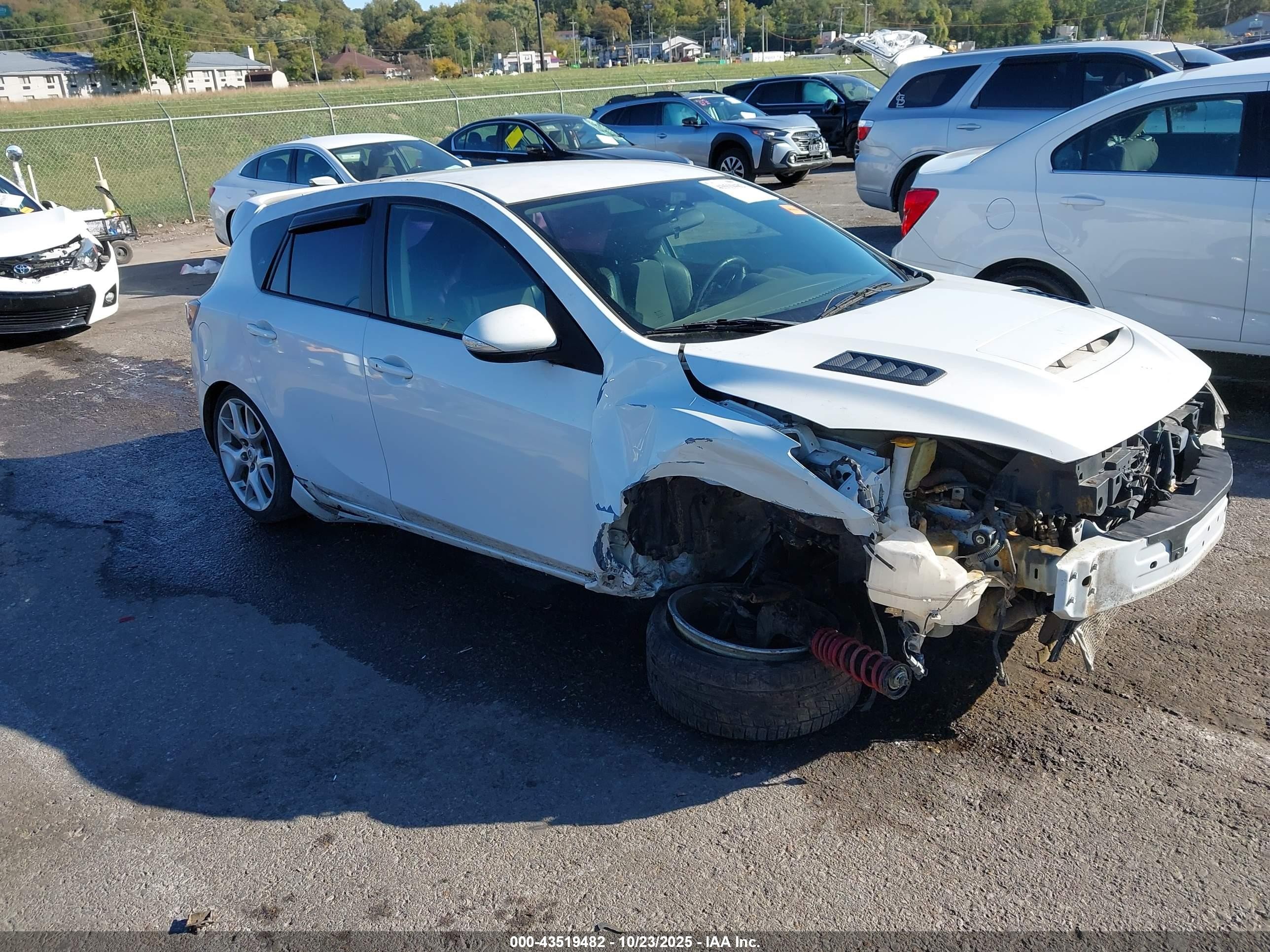 2012 Mazda Mazdaspeed3 Touring Белый vin: JM1BL1L31C1529810