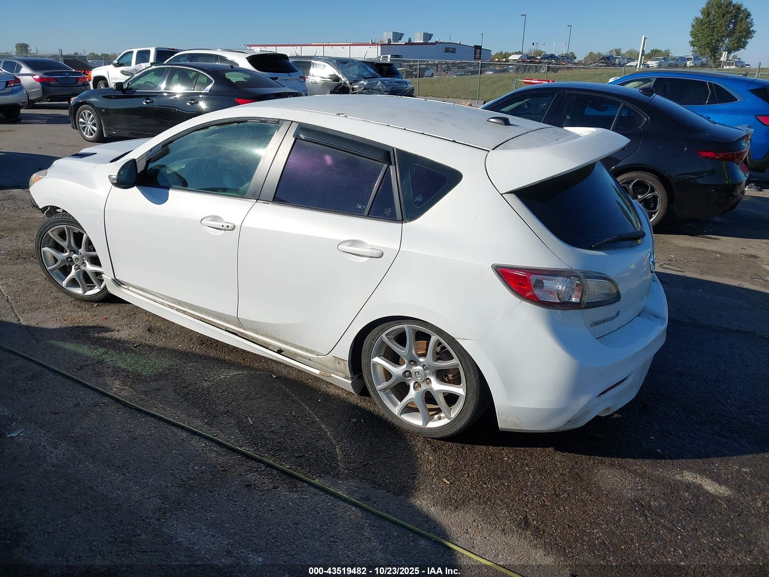 2012 Mazda Mazdaspeed3 Touring White vin: JM1BL1L31C1529810
