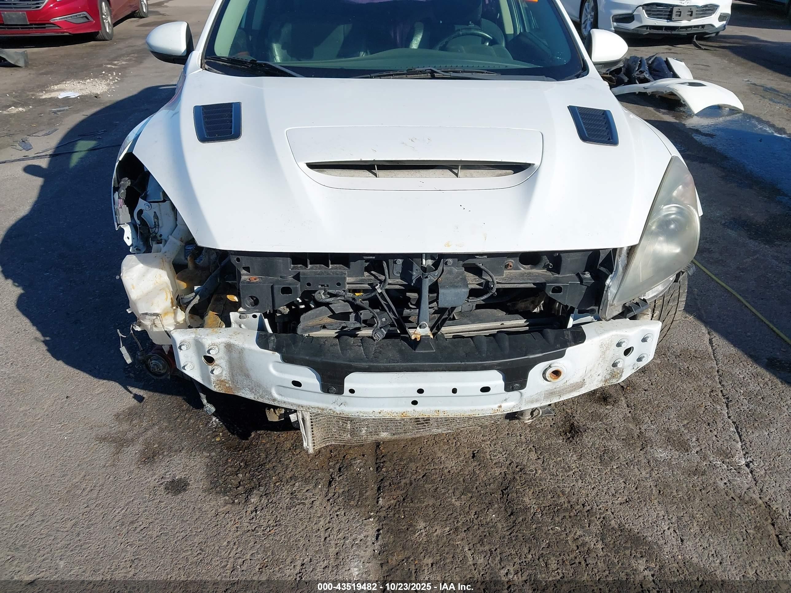 2012 Mazda Mazdaspeed3 Touring White vin: JM1BL1L31C1529810