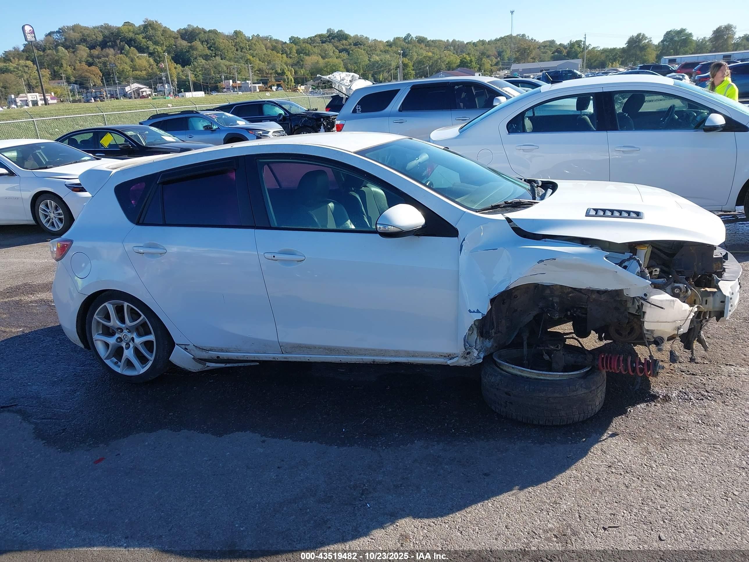 2012 Mazda Mazdaspeed3 Touring White vin: JM1BL1L31C1529810