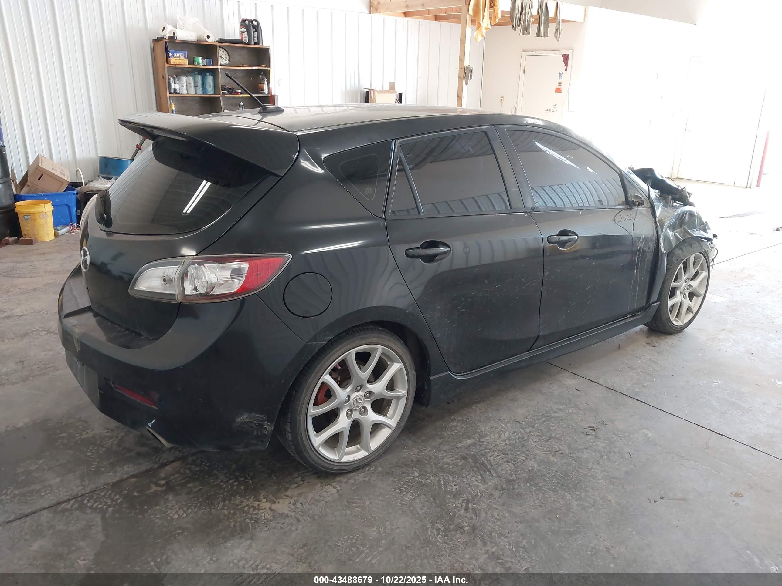 2012 Mazda Mazdaspeed3 Touring Black vin: JM1BL1L31C1609706