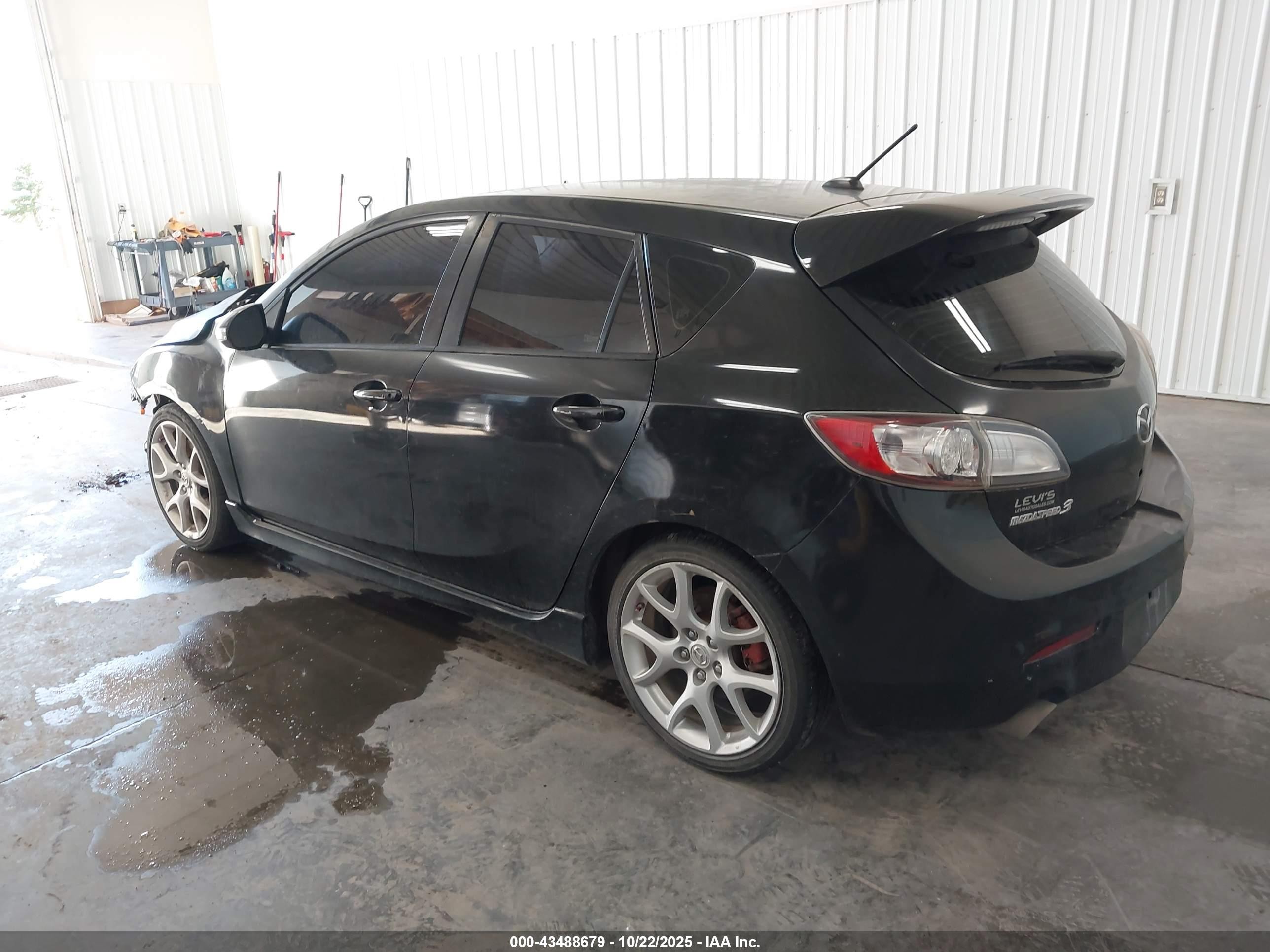 2012 Mazda Mazdaspeed3 Touring Black vin: JM1BL1L31C1609706