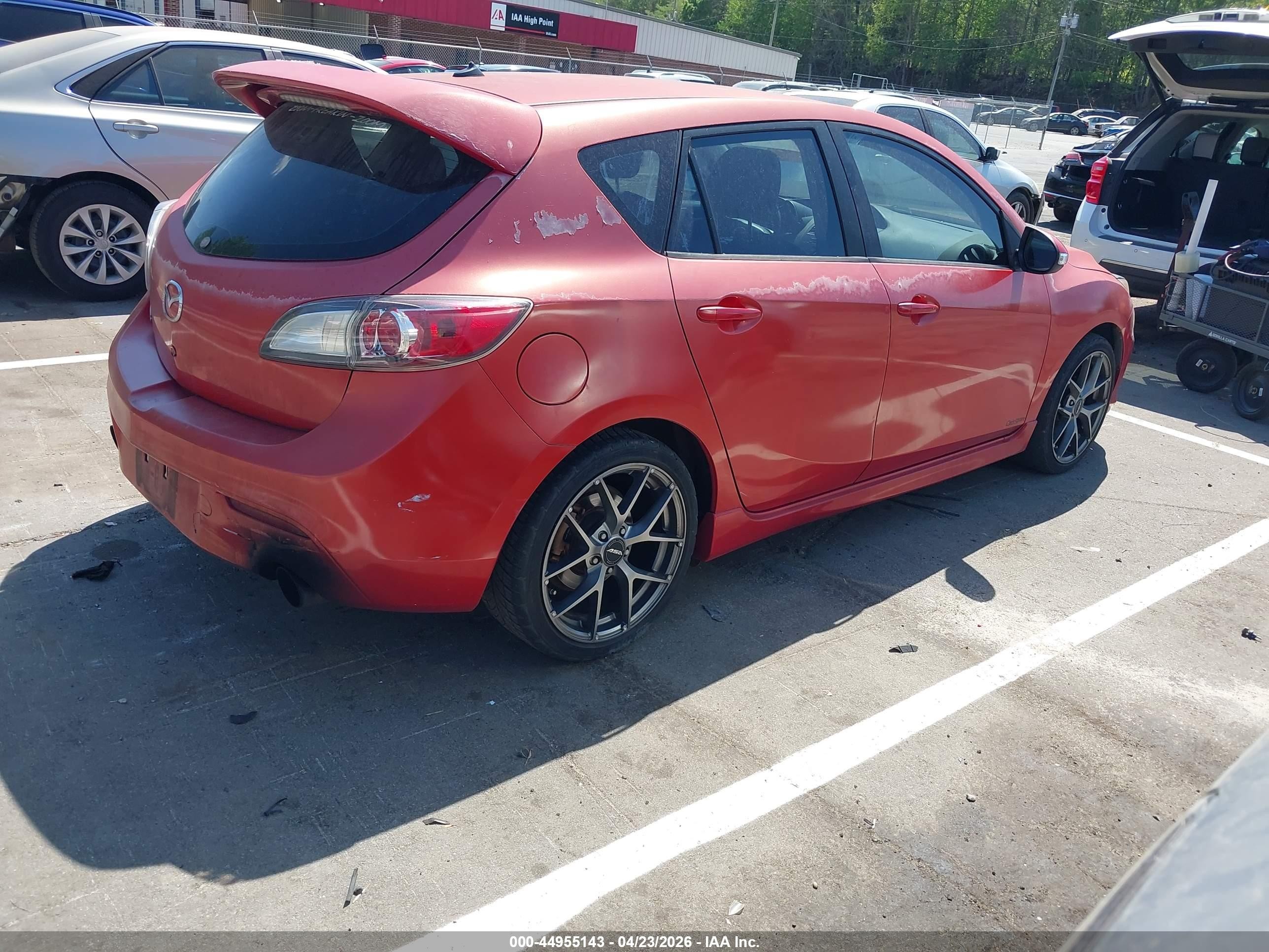 2012 Mazda Mazdaspeed3 Touring Красный vin: JM1BL1L32C1532571