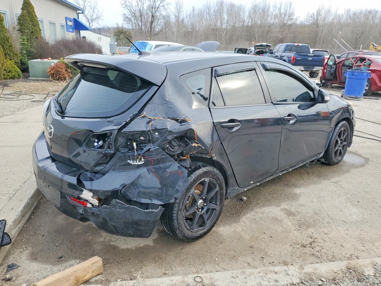 2012 Mazda Speed 3 Black vin: JM1BL1L33C1545975