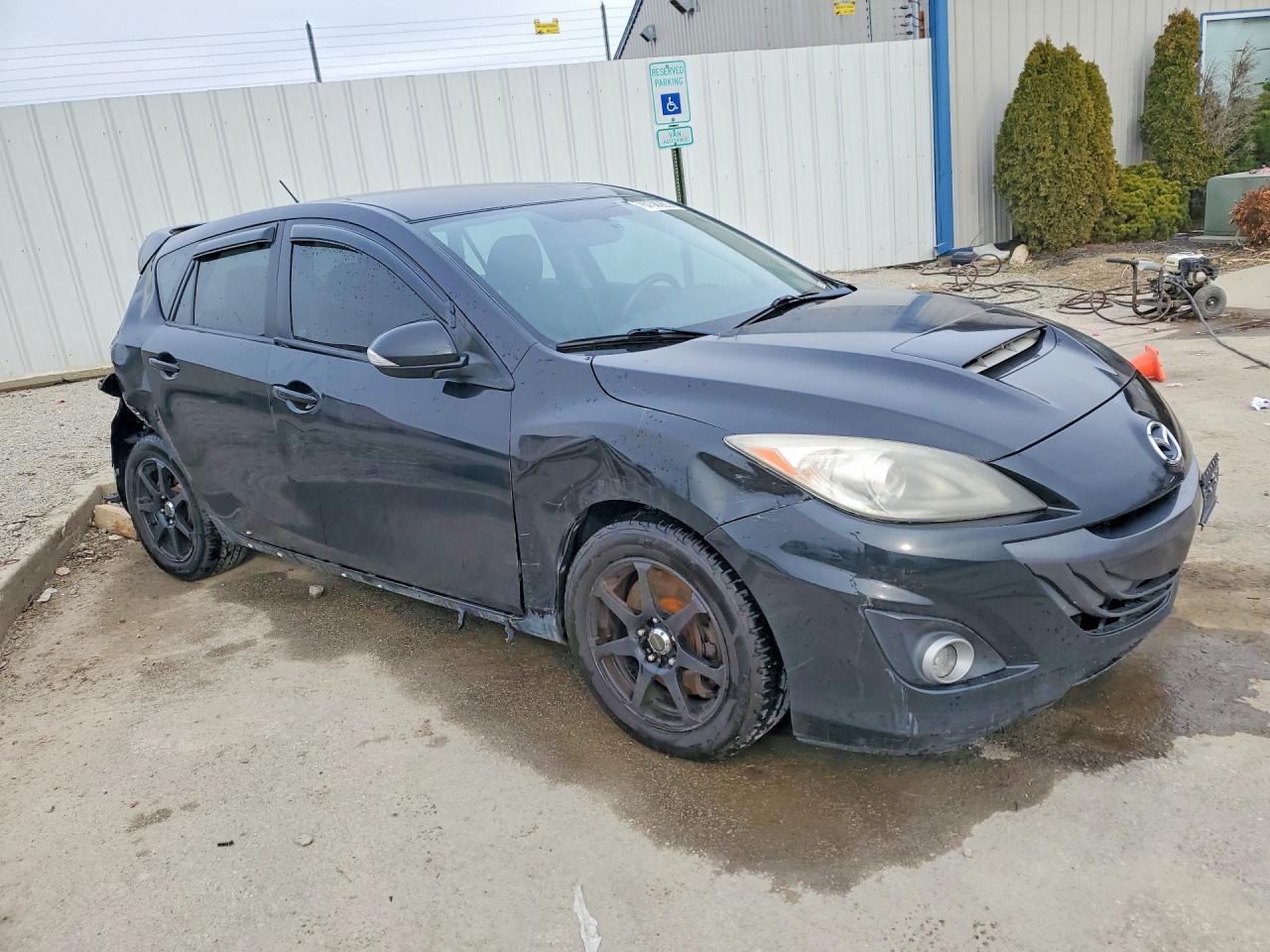 2012 Mazda Speed 3 Black vin: JM1BL1L33C1545975