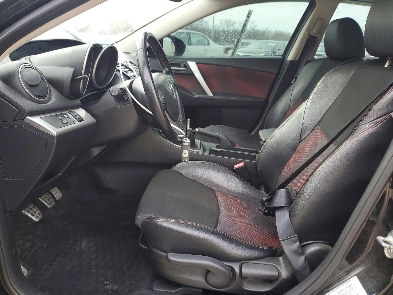 2012 Mazda Speed 3 Black vin: JM1BL1L33C1545975