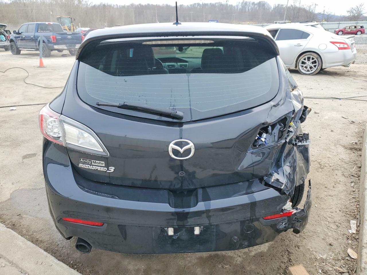 2012 Mazda Speed 3 Black vin: JM1BL1L33C1545975