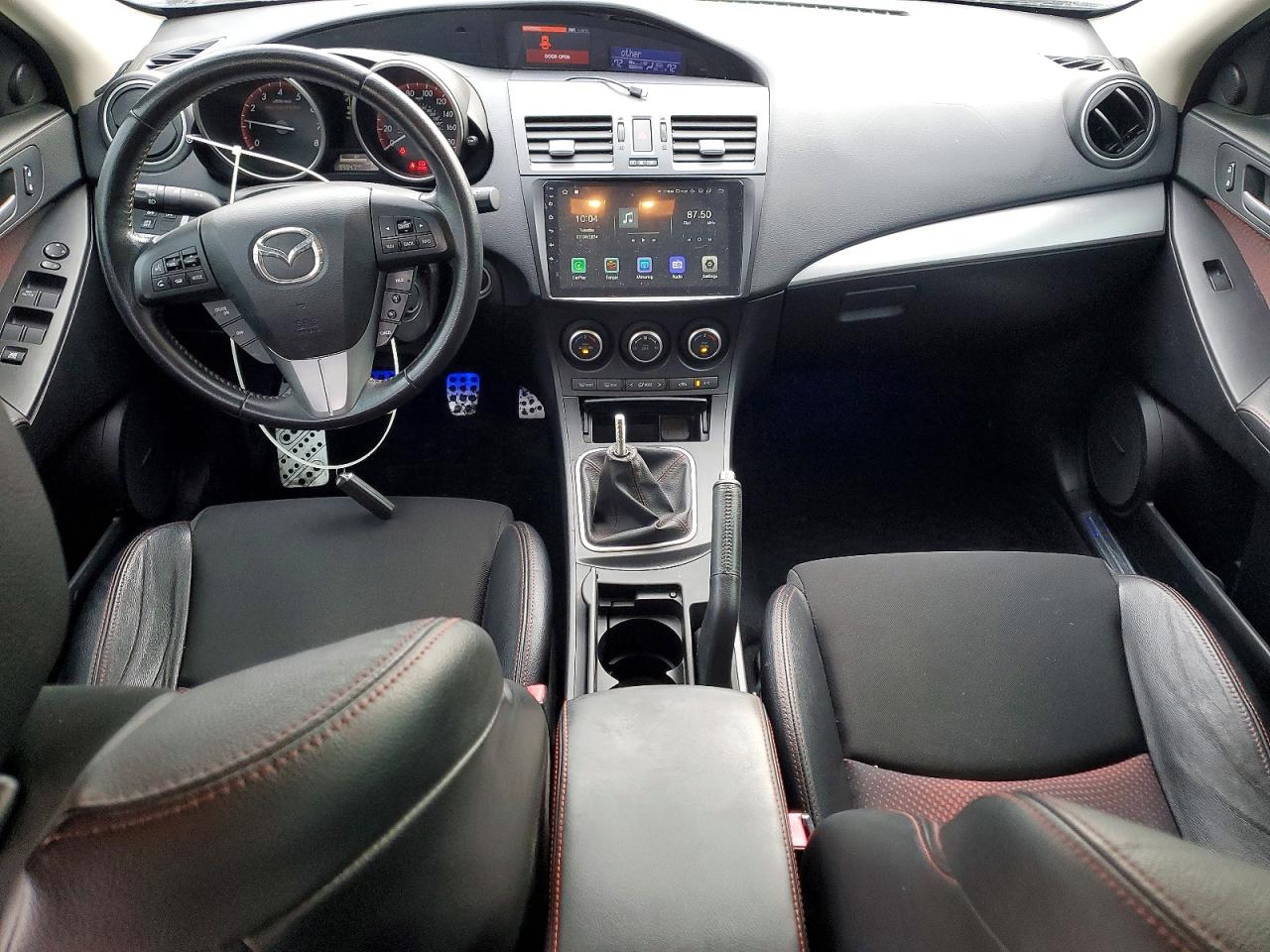 2012 Mazda Speed 3 Black vin: JM1BL1L33C1545975