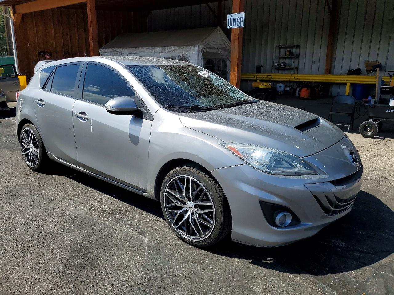 2012 Mazda Speed 3 Silver vin: JM1BL1L33C1606693