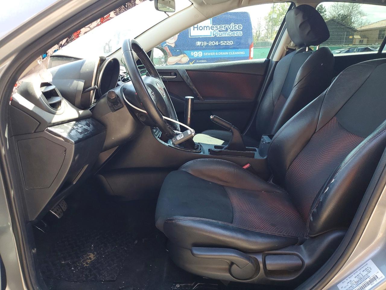 2012 Mazda Speed 3 Silver vin: JM1BL1L33C1606693