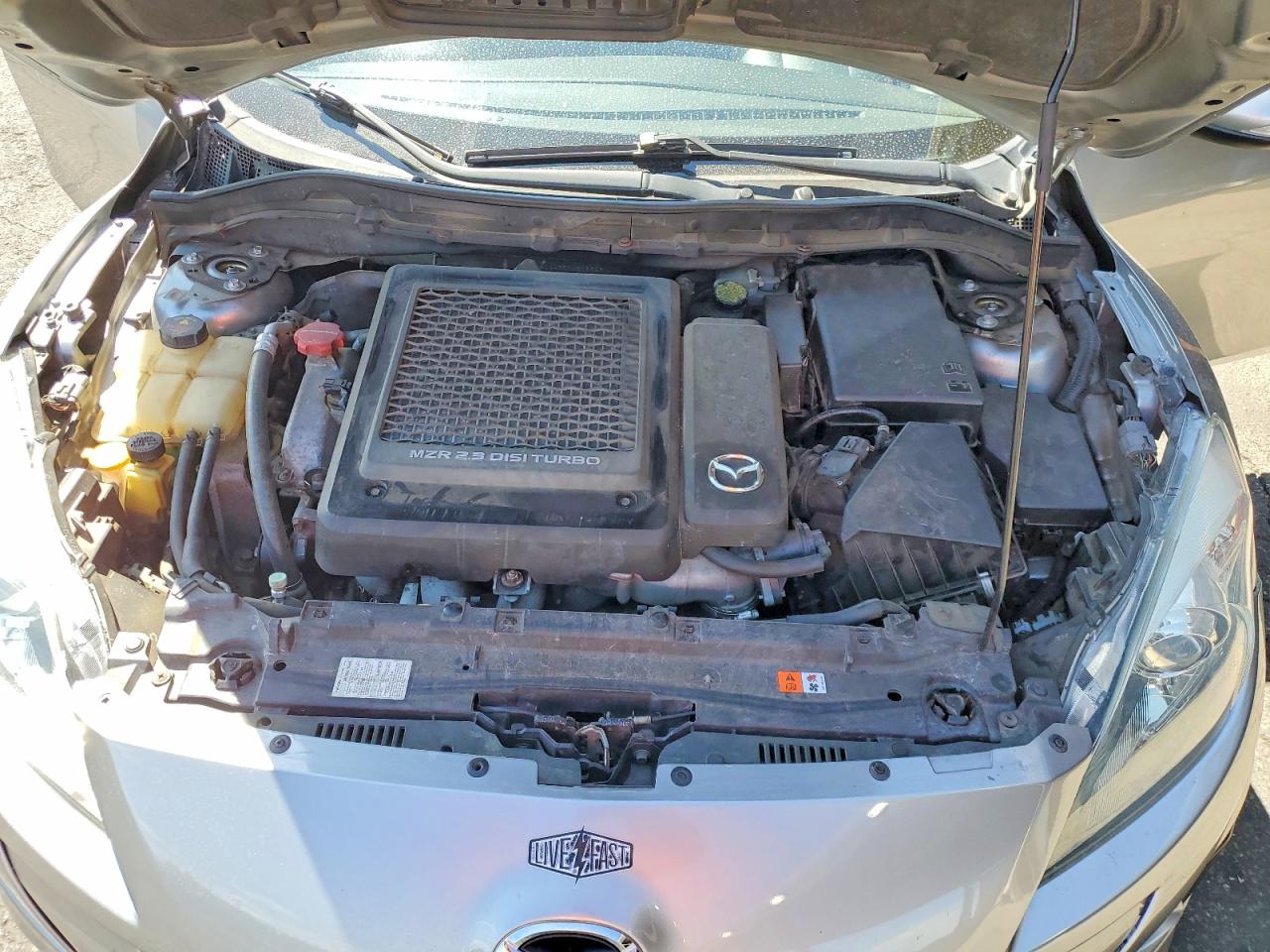 2012 Mazda Speed 3 Silver vin: JM1BL1L33C1606693