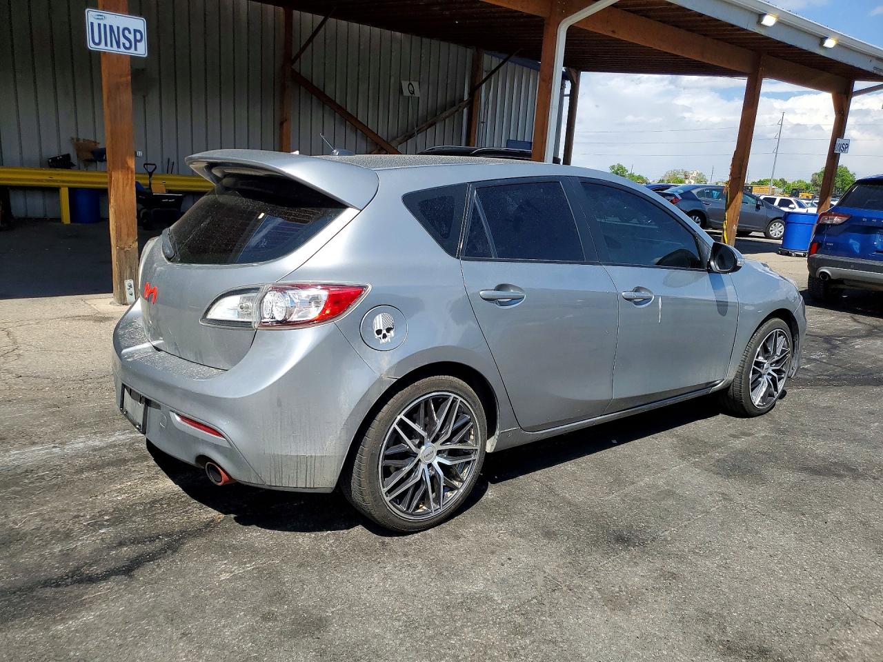 2012 Mazda Speed 3 Silver vin: JM1BL1L33C1606693