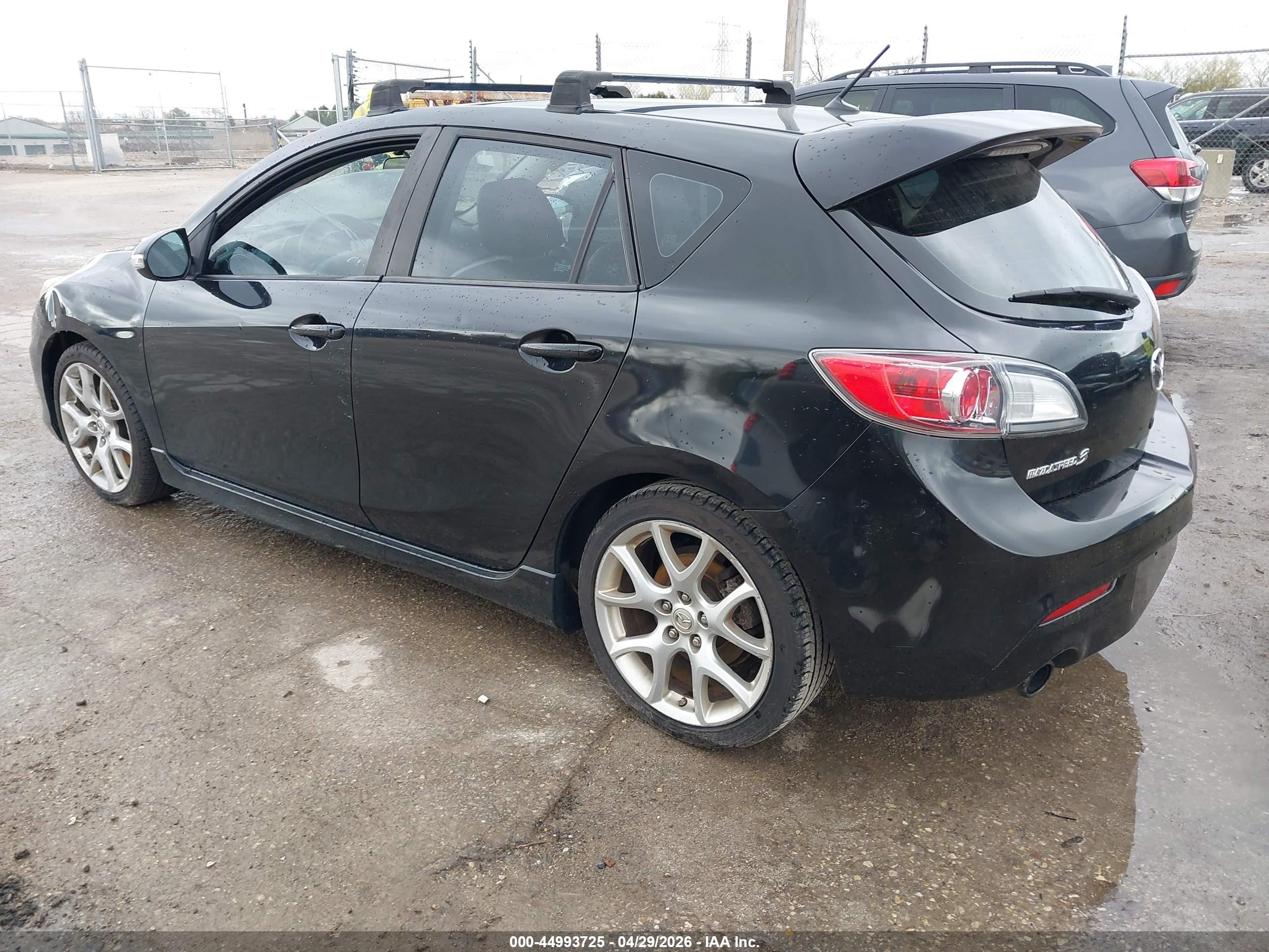 2012 Mazda Mazdaspeed3 Touring Black vin: JM1BL1L33C1699392