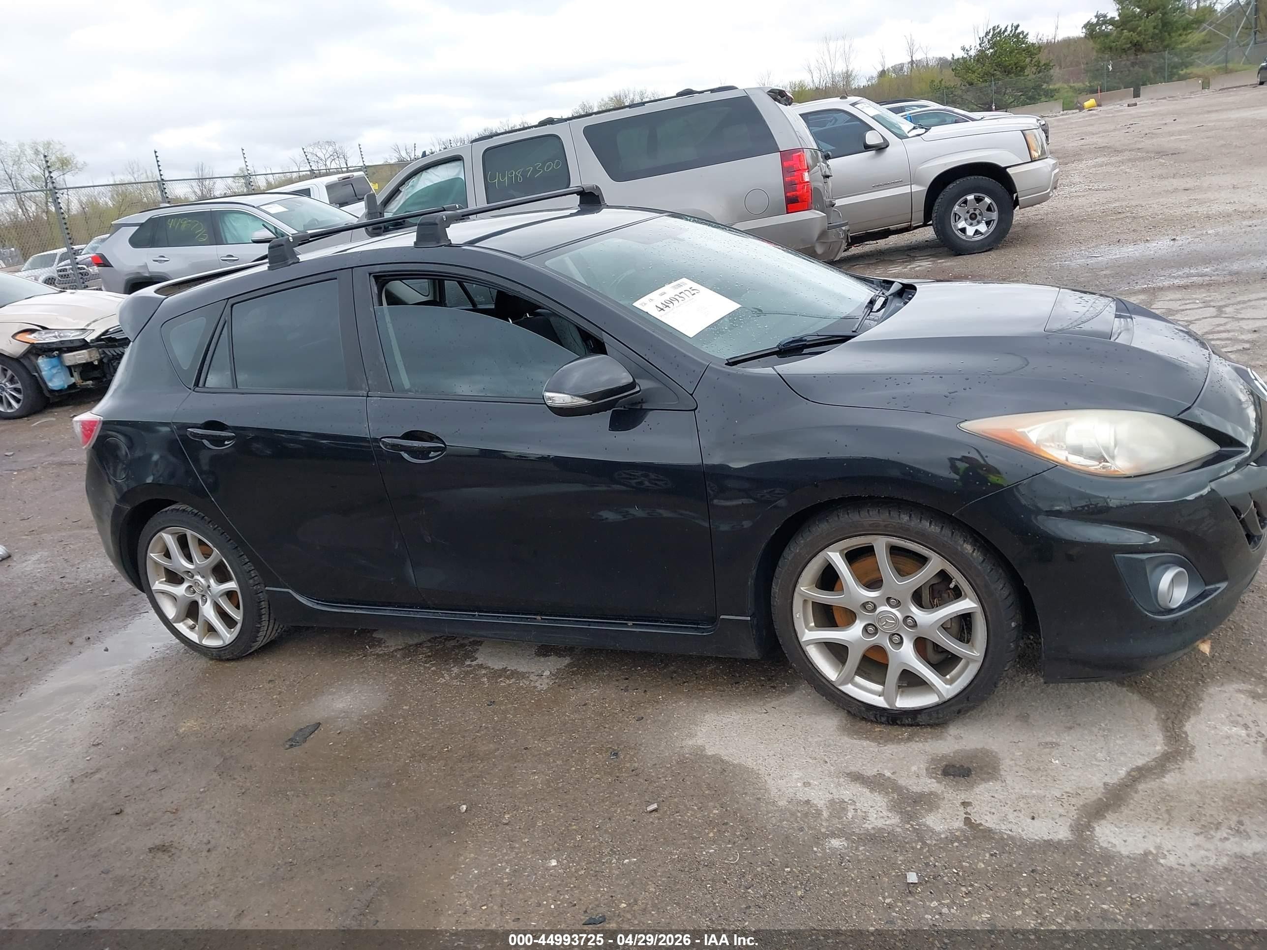 2012 Mazda Mazdaspeed3 Touring Black vin: JM1BL1L33C1699392