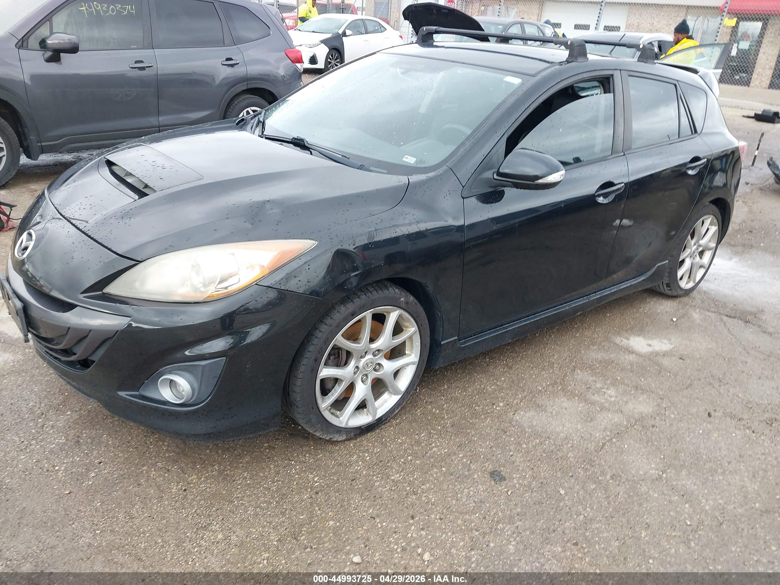 2012 Mazda Mazdaspeed3 Touring Black vin: JM1BL1L33C1699392