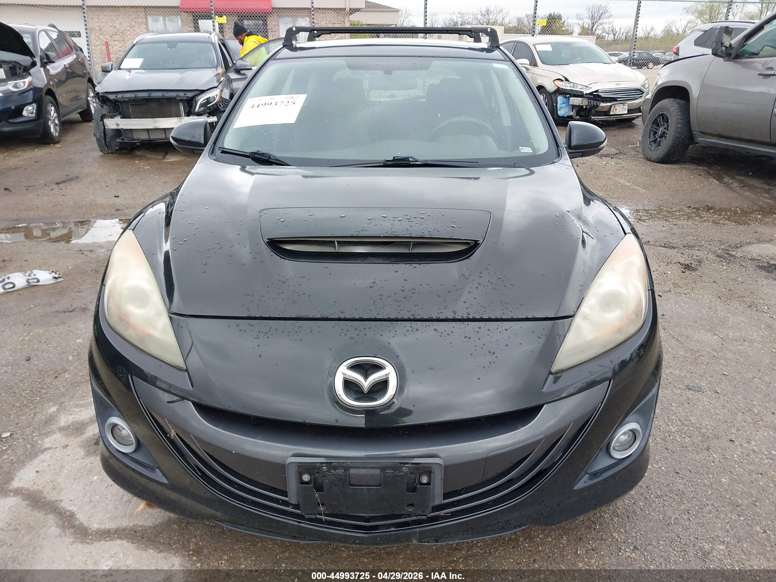 2012 Mazda Mazdaspeed3 Touring Black vin: JM1BL1L33C1699392