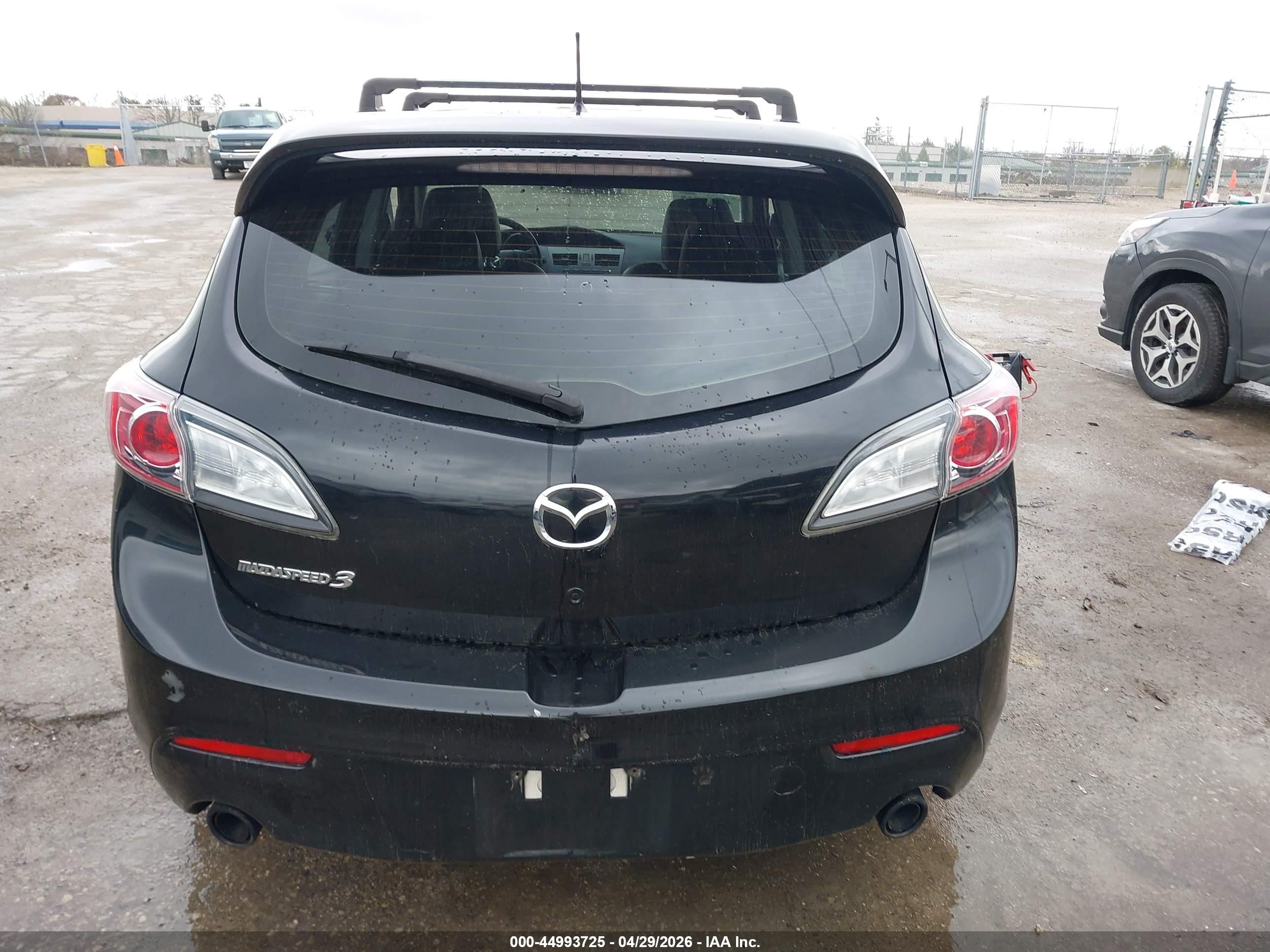 2012 Mazda Mazdaspeed3 Touring Black vin: JM1BL1L33C1699392