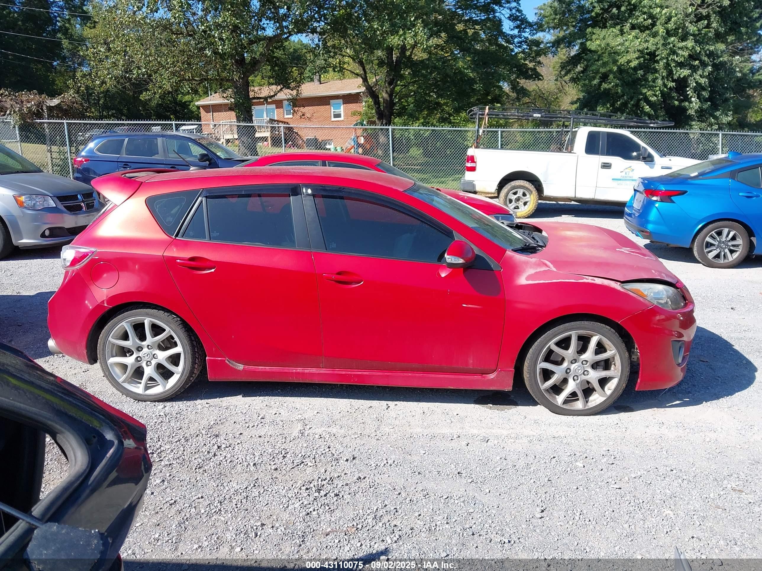 2012 Mazda Mazdaspeed3 Touring Красный vin: JM1BL1L34C1551557