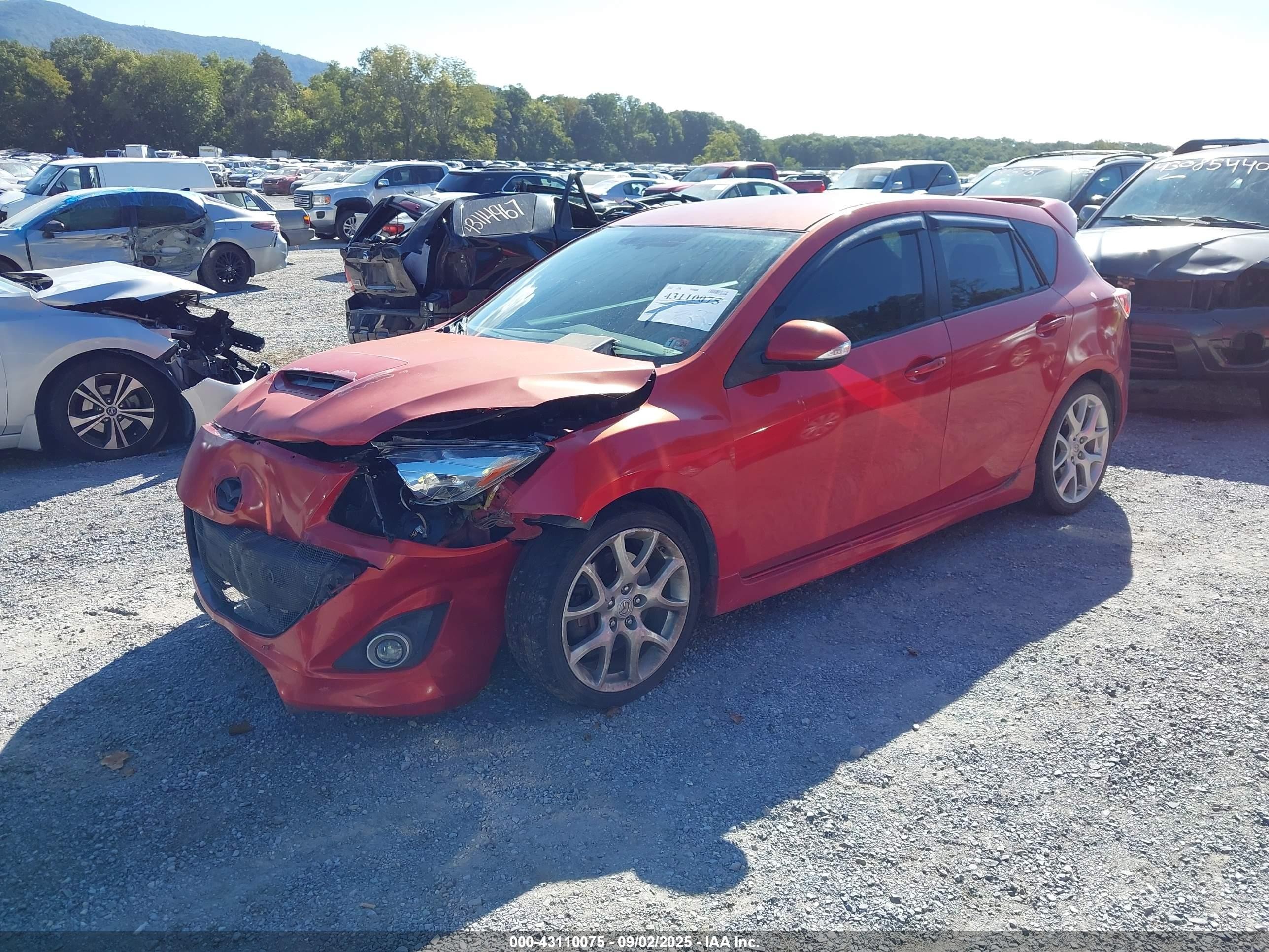 2012 Mazda Mazdaspeed3 Touring Красный vin: JM1BL1L34C1551557