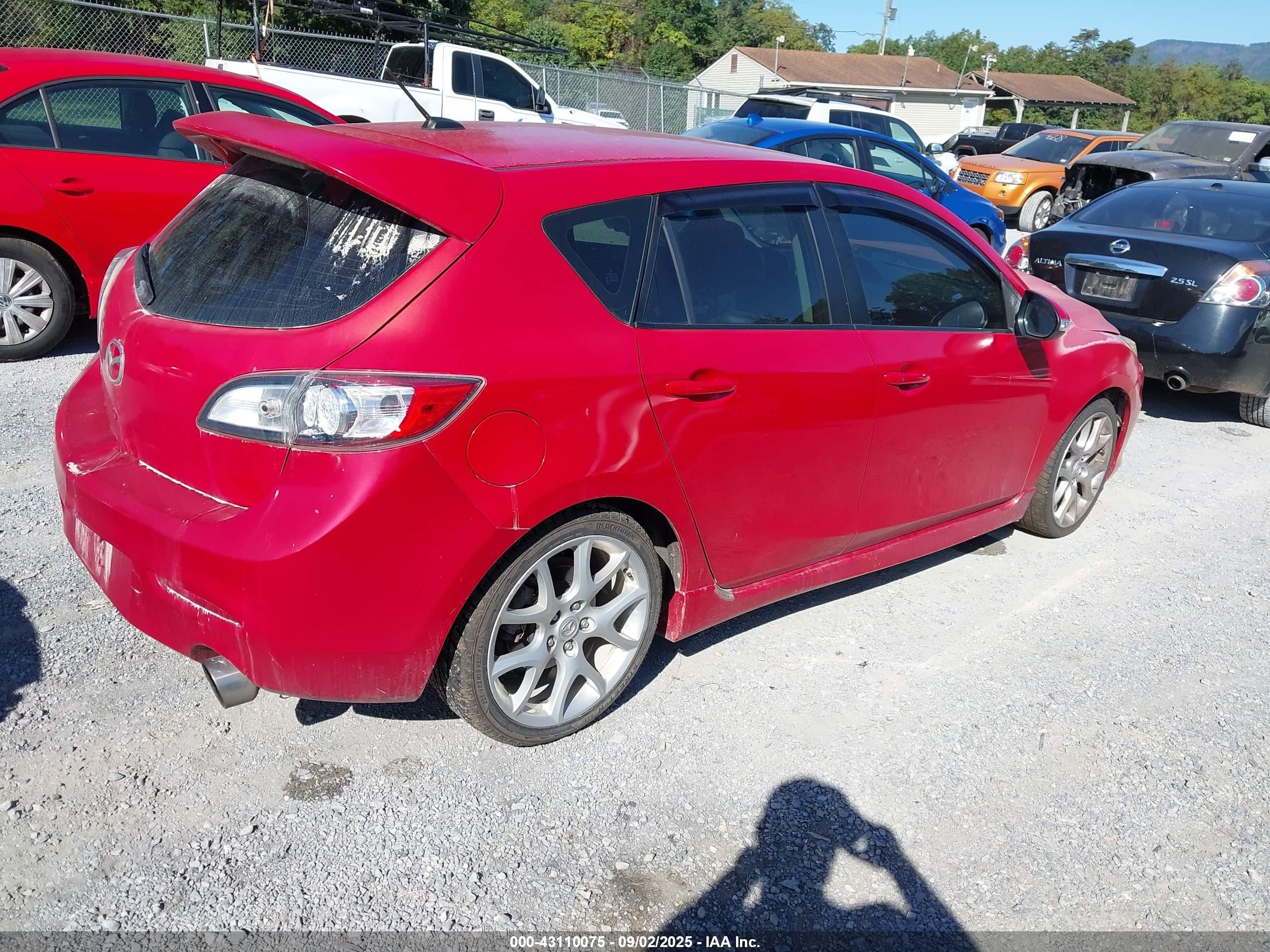 2012 Mazda Mazdaspeed3 Touring Красный vin: JM1BL1L34C1551557