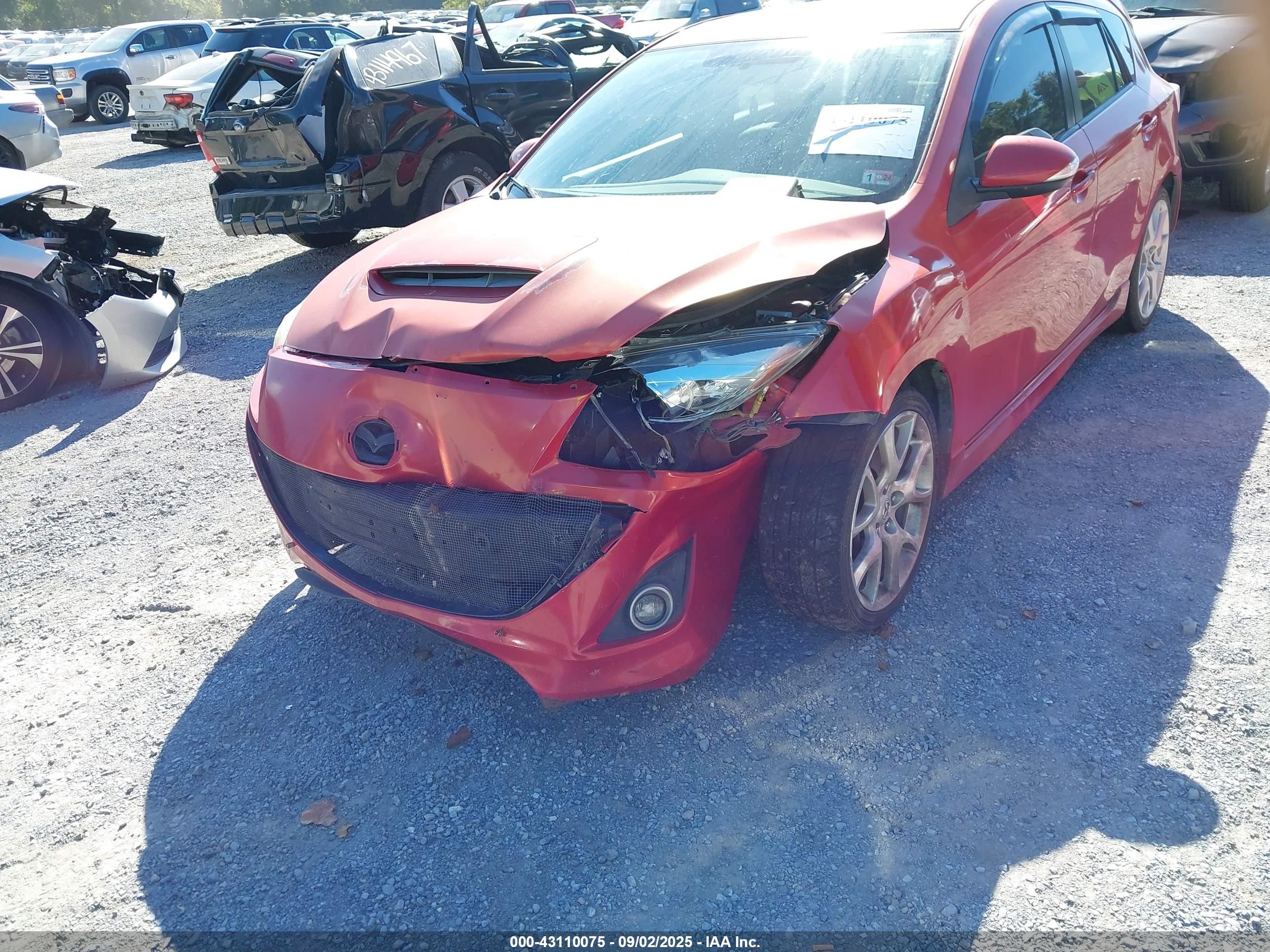 2012 Mazda Mazdaspeed3 Touring Красный vin: JM1BL1L34C1551557