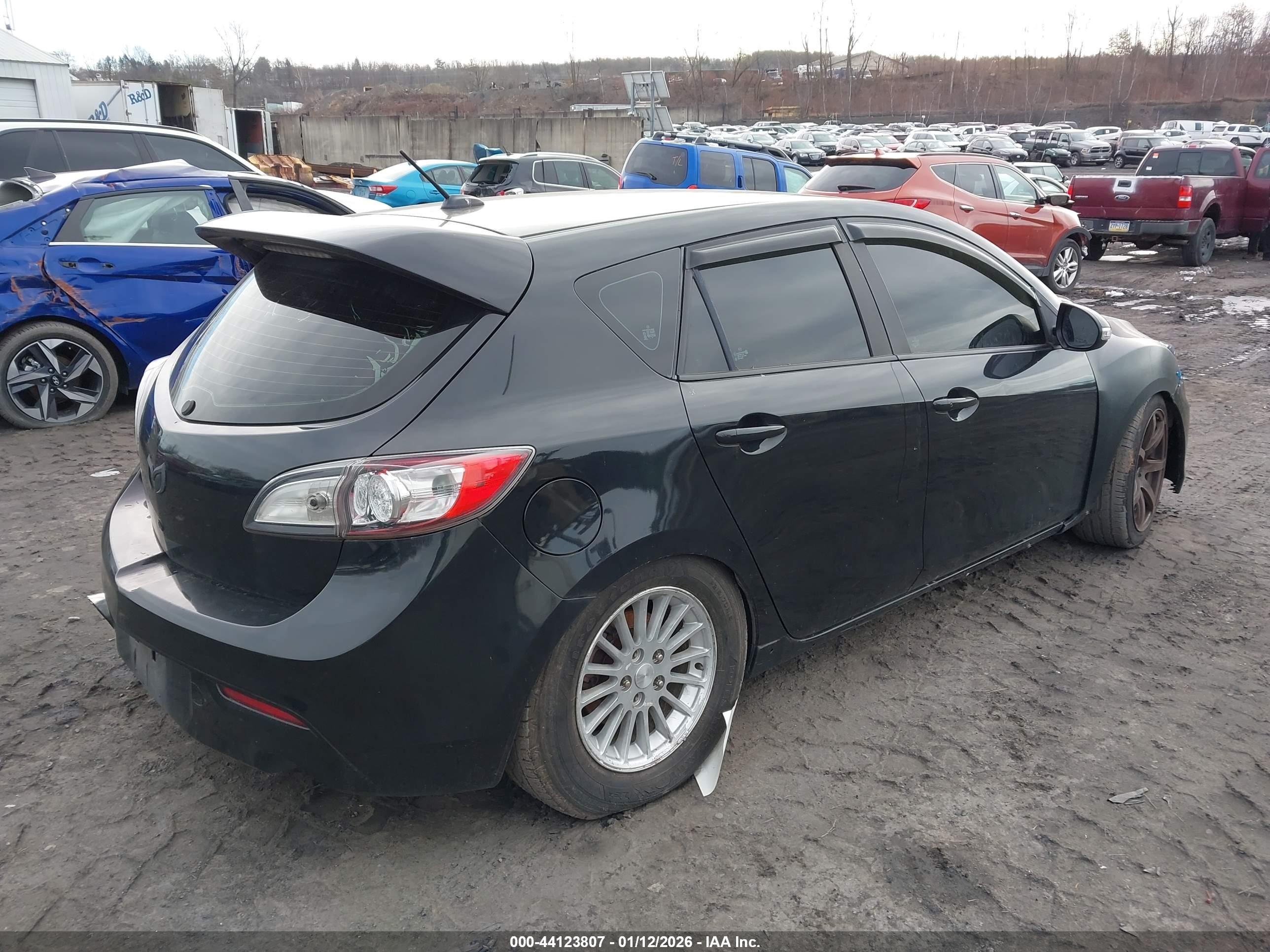 2012 Mazda Mazdaspeed3 Touring Черный vin: JM1BL1L34C1698218