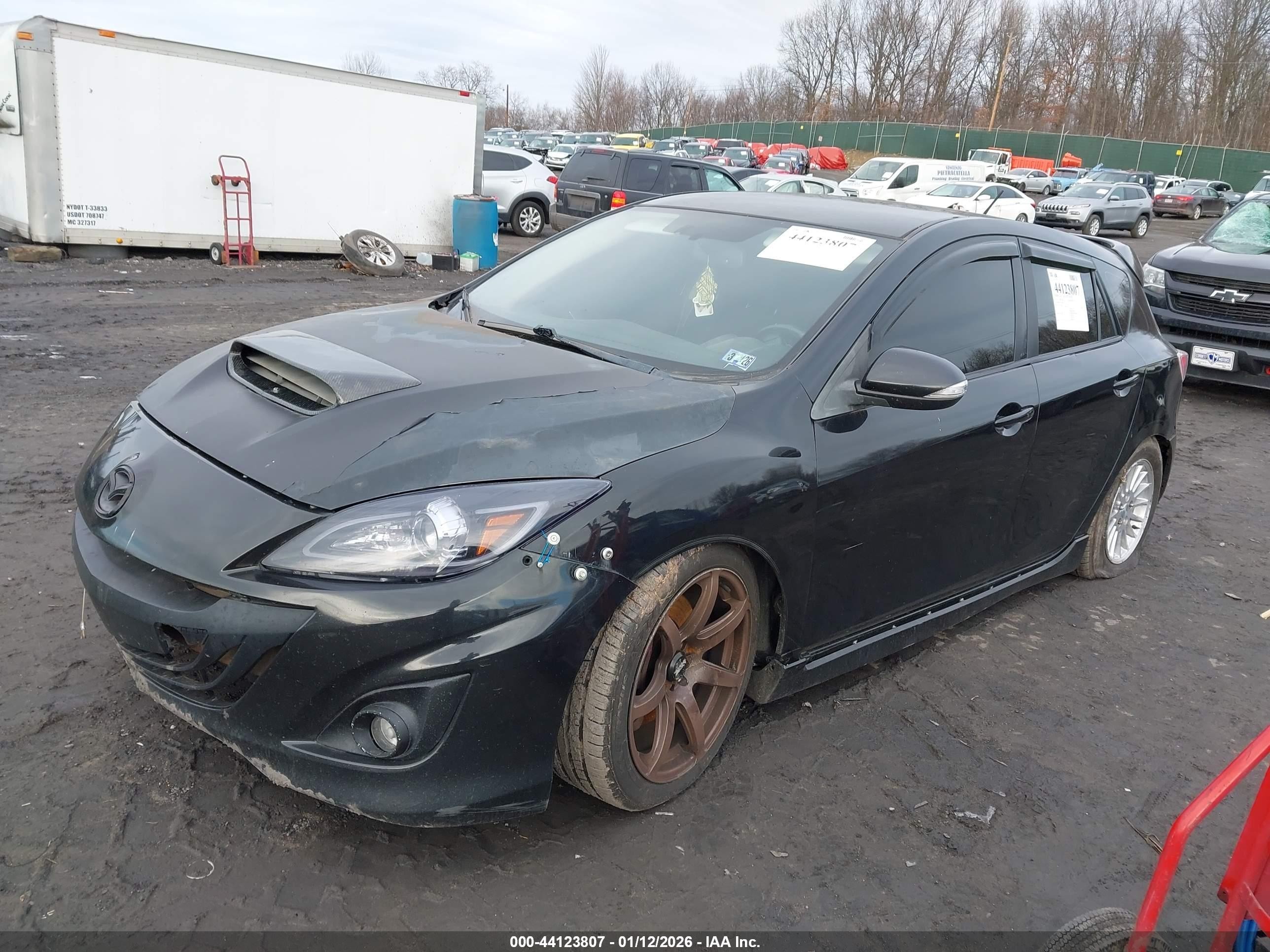 2012 Mazda Mazdaspeed3 Touring Черный vin: JM1BL1L34C1698218