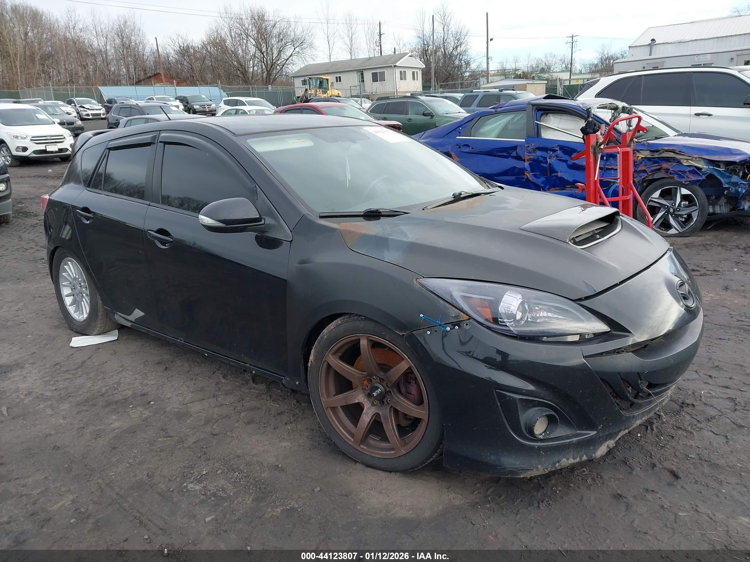 2012 Mazda Mazdaspeed3 Touring Черный vin: JM1BL1L34C1698218