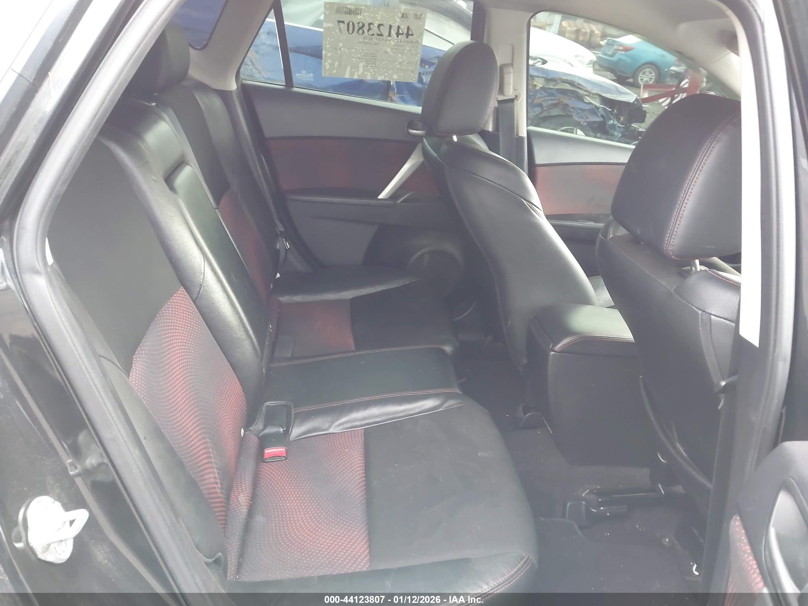 2012 Mazda Mazdaspeed3 Touring Черный vin: JM1BL1L34C1698218