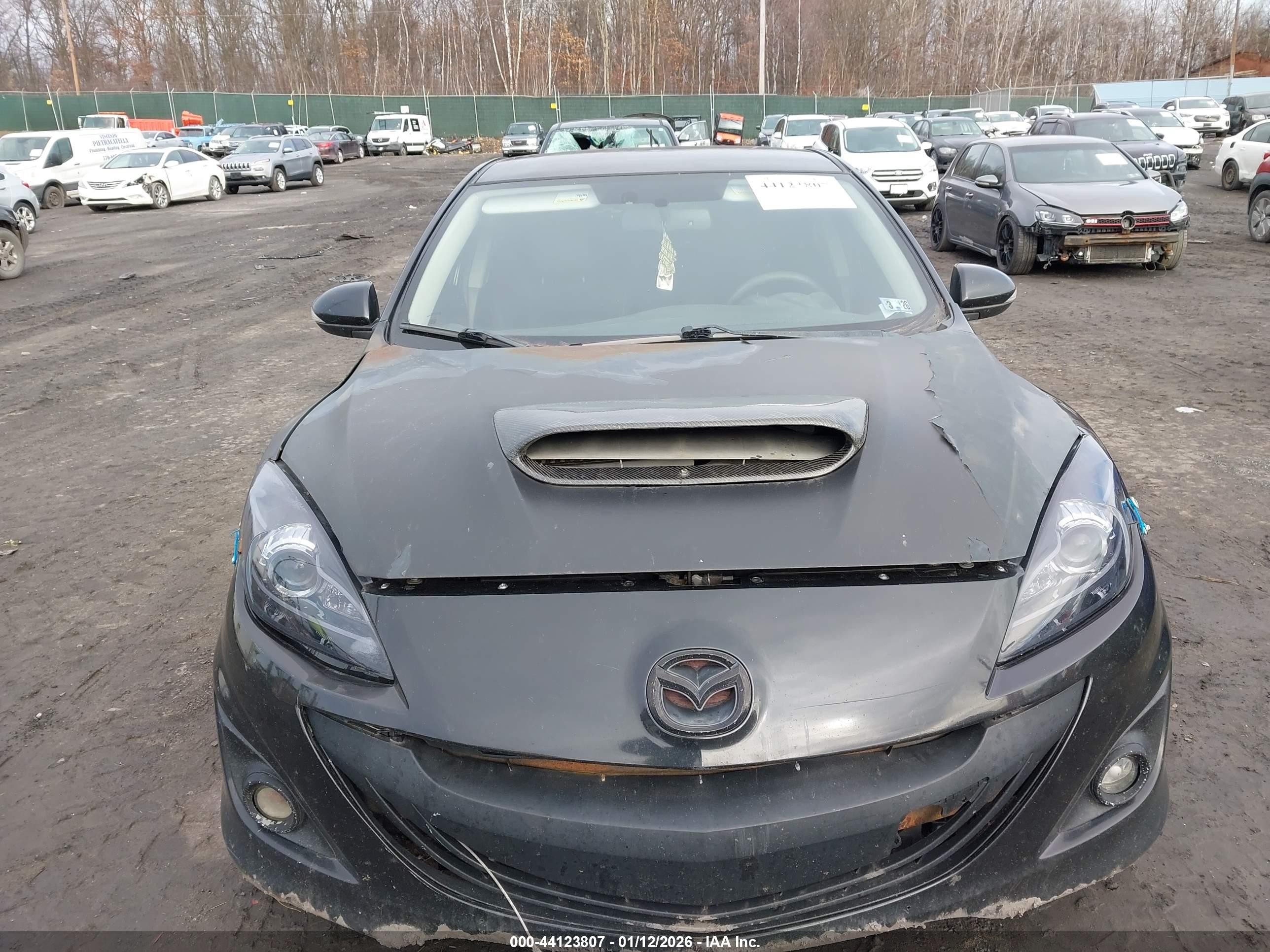2012 Mazda Mazdaspeed3 Touring Черный vin: JM1BL1L34C1698218