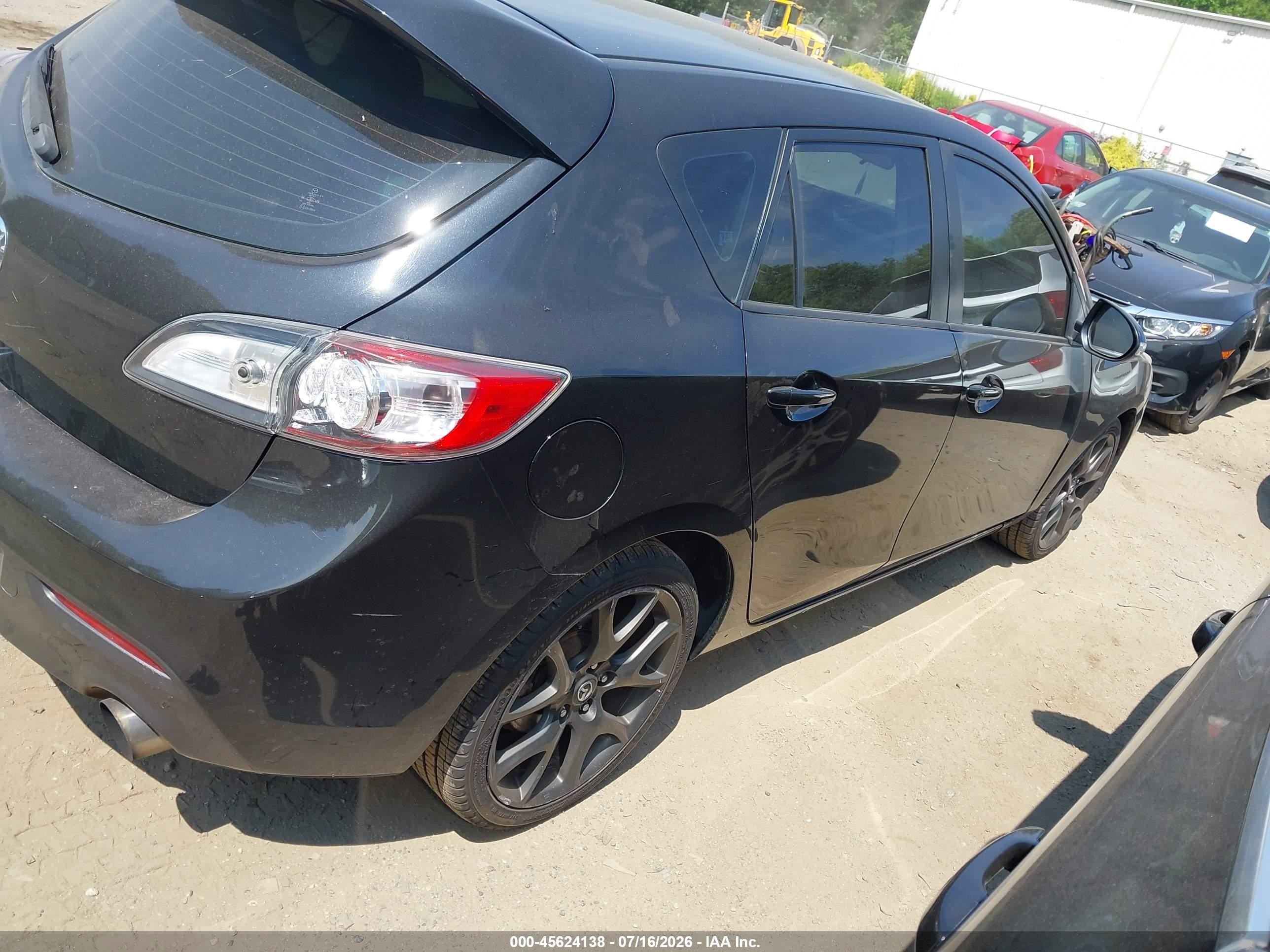 2013 Mazda Mazdaspeed3 Touring Black vin: JM1BL1L34D1756121