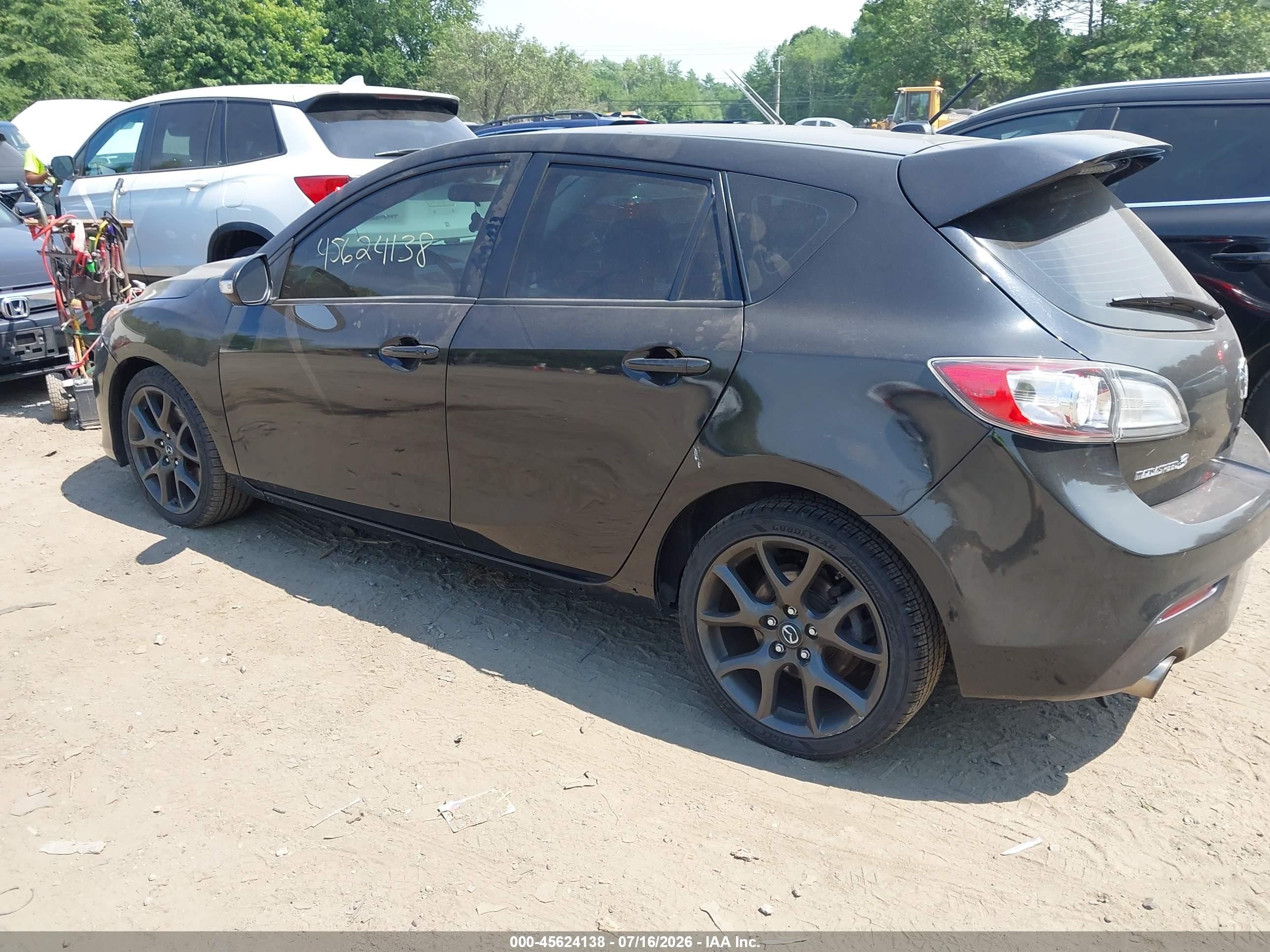 2013 Mazda Mazdaspeed3 Touring Black vin: JM1BL1L34D1756121
