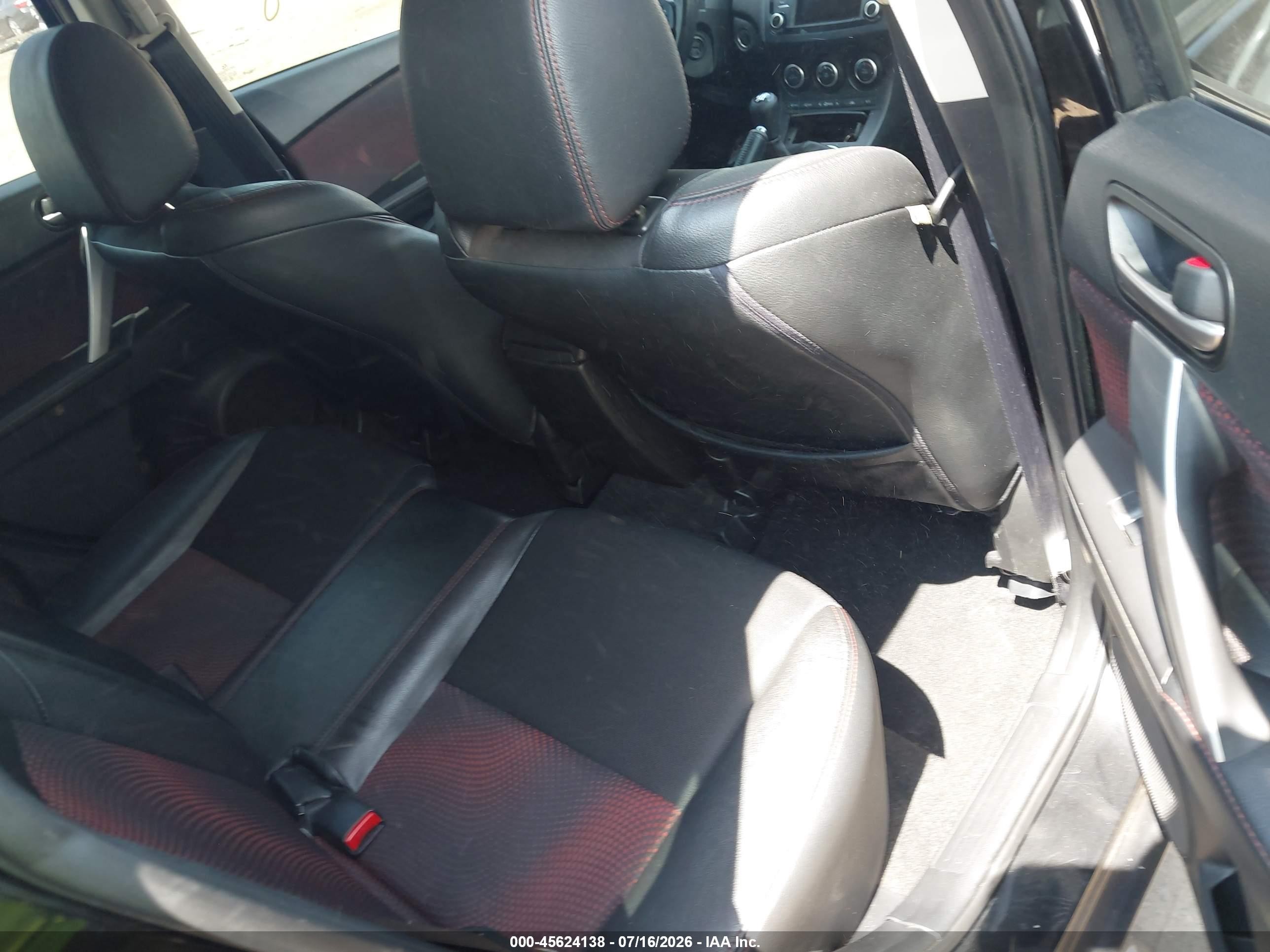 2013 Mazda Mazdaspeed3 Touring Black vin: JM1BL1L34D1756121