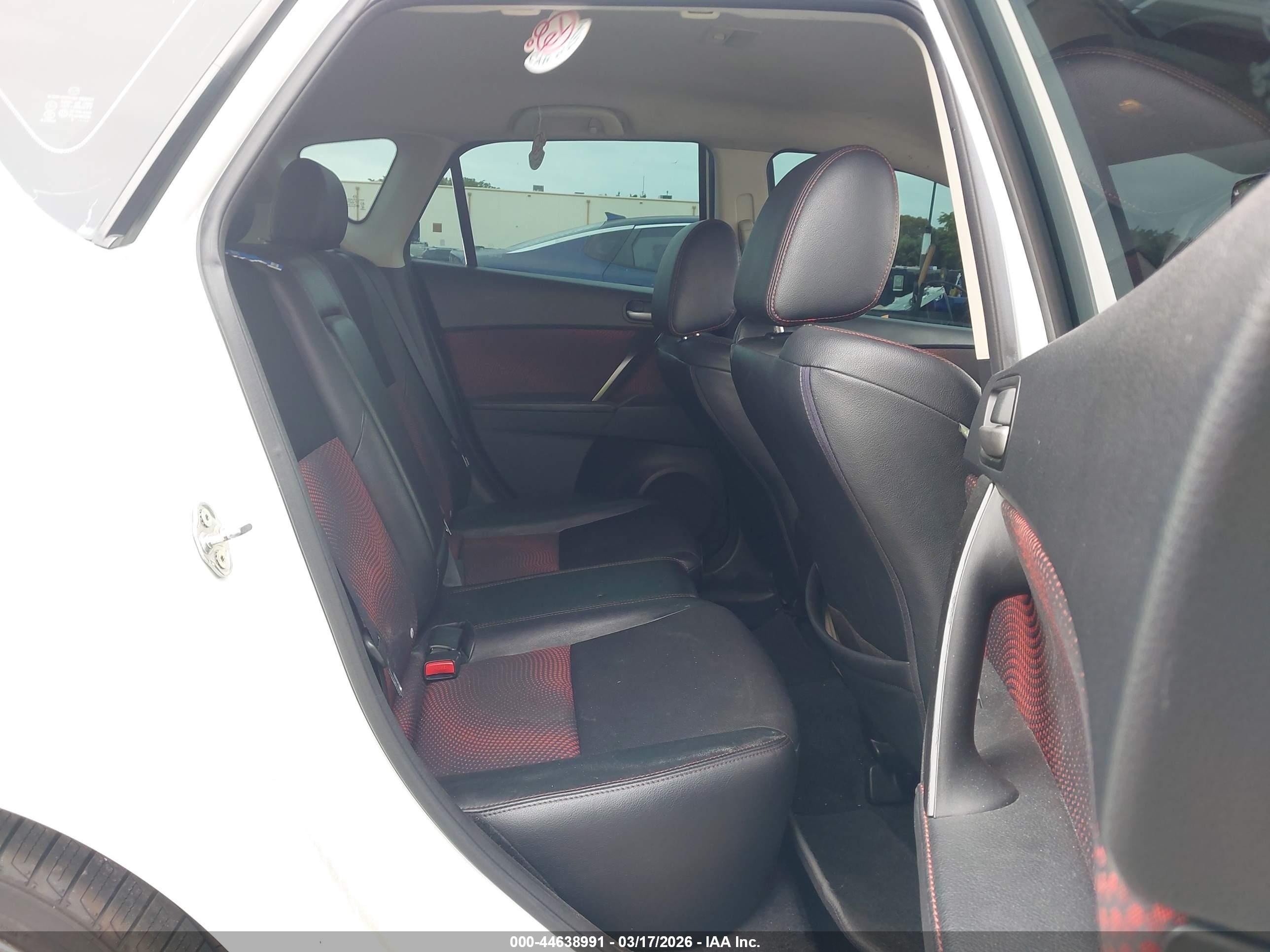 2012 Mazda Mazdaspeed3 Touring White vin: JM1BL1L35C1535738
