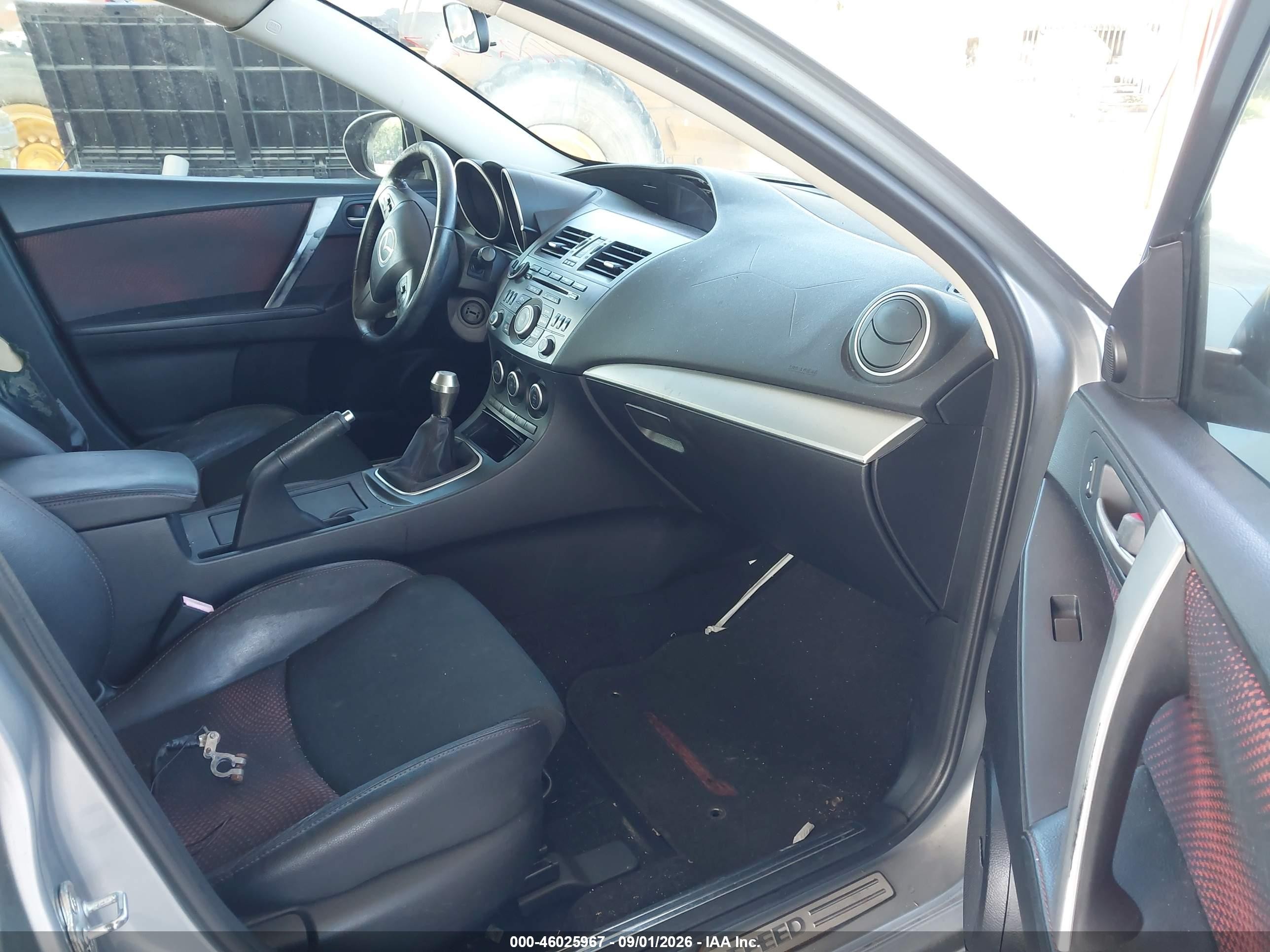 2012 Mazda Mazdaspeed3 Touring Gray vin: JM1BL1L35C1536534