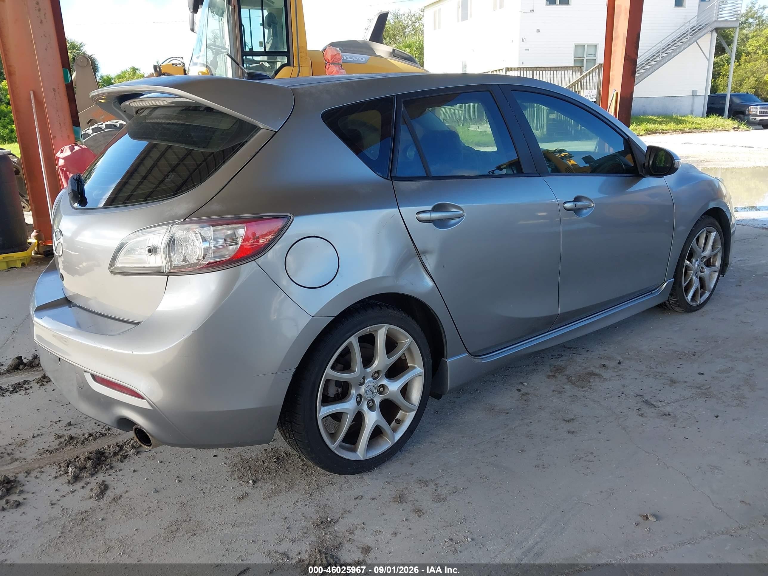 2012 Mazda Mazdaspeed3 Touring Gray vin: JM1BL1L35C1536534