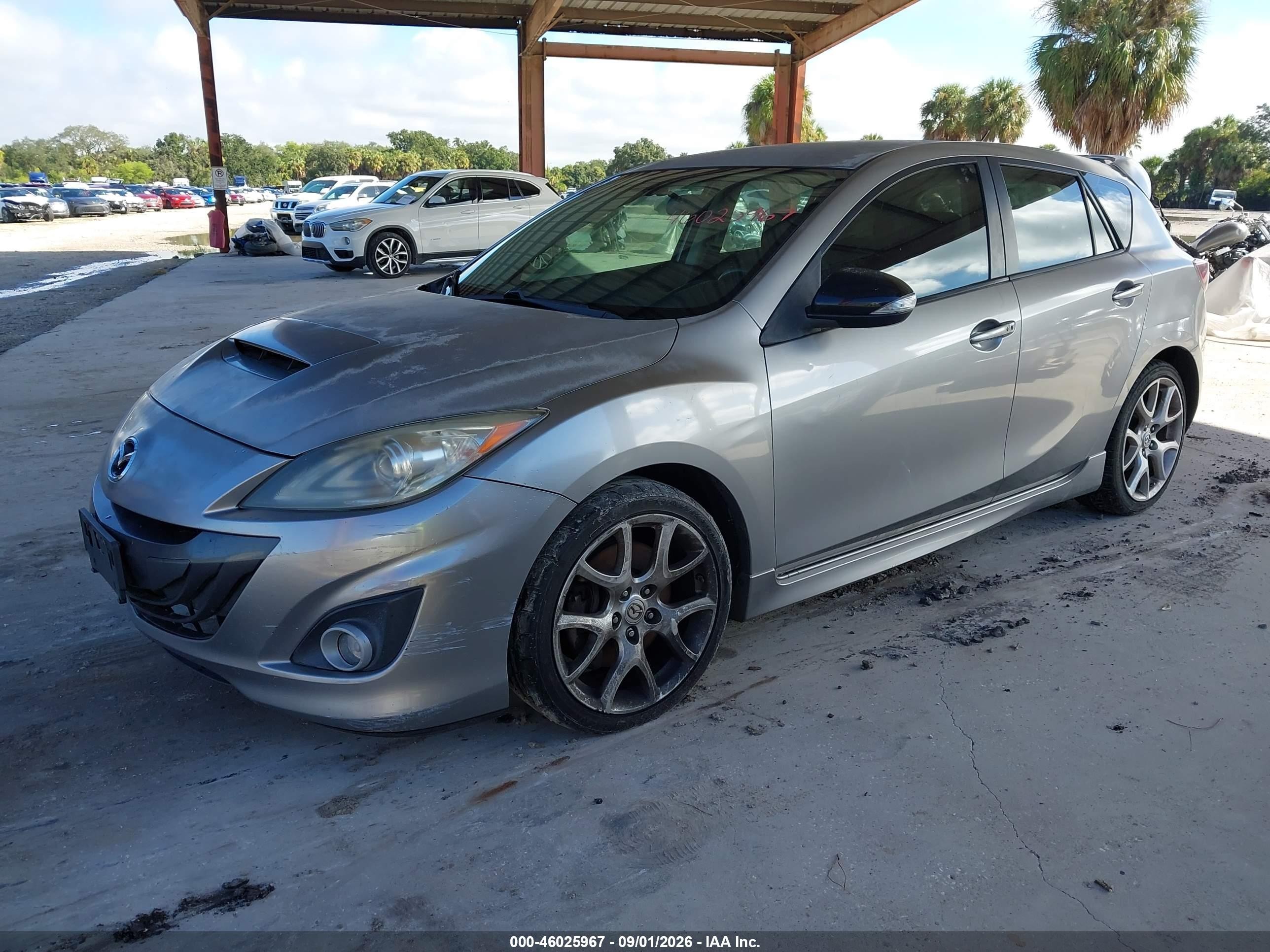 2012 Mazda Mazdaspeed3 Touring Gray vin: JM1BL1L35C1536534