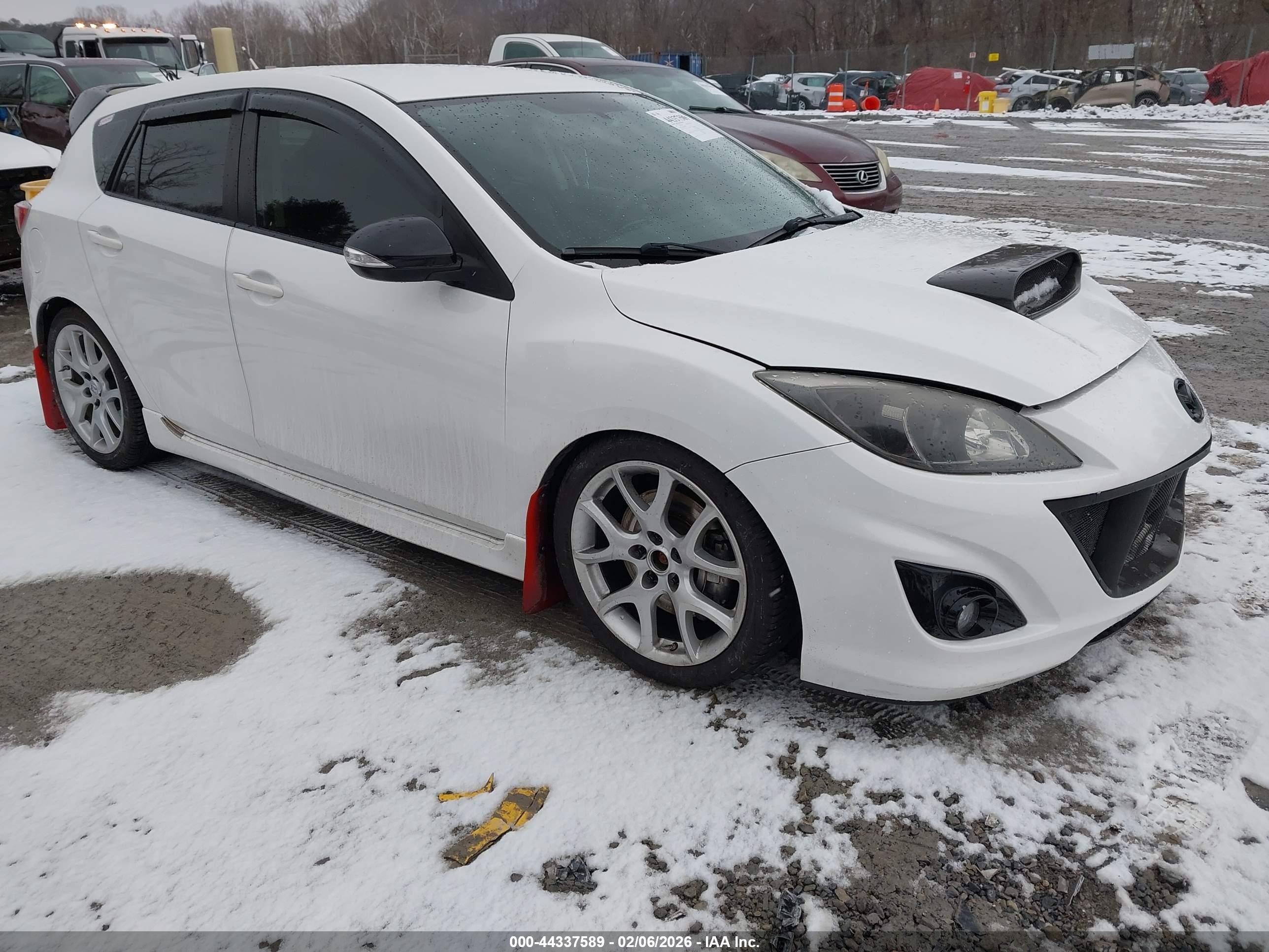 2012 Mazda Mazdaspeed3 Touring Белый vin: JM1BL1L35C1641932