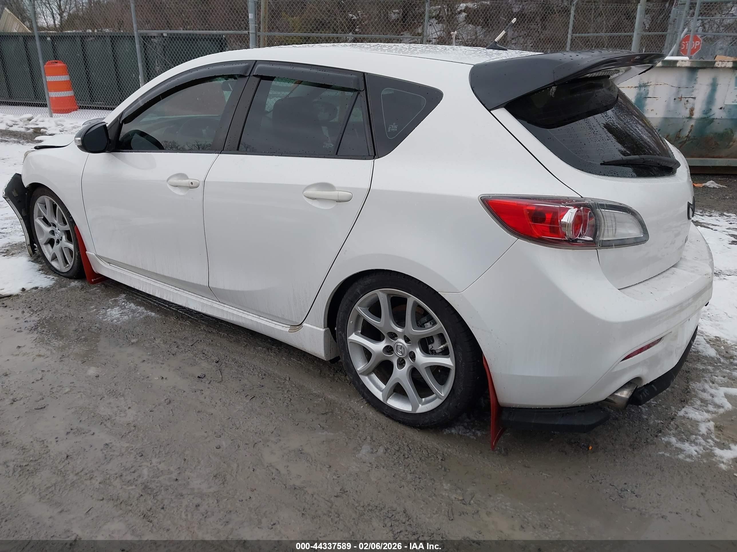2012 Mazda Mazdaspeed3 Touring White vin: JM1BL1L35C1641932