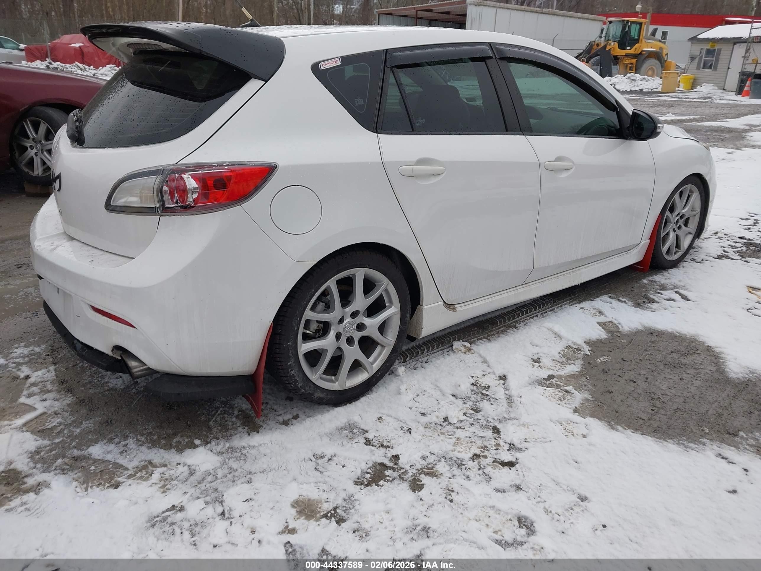 2012 Mazda Mazdaspeed3 Touring White vin: JM1BL1L35C1641932
