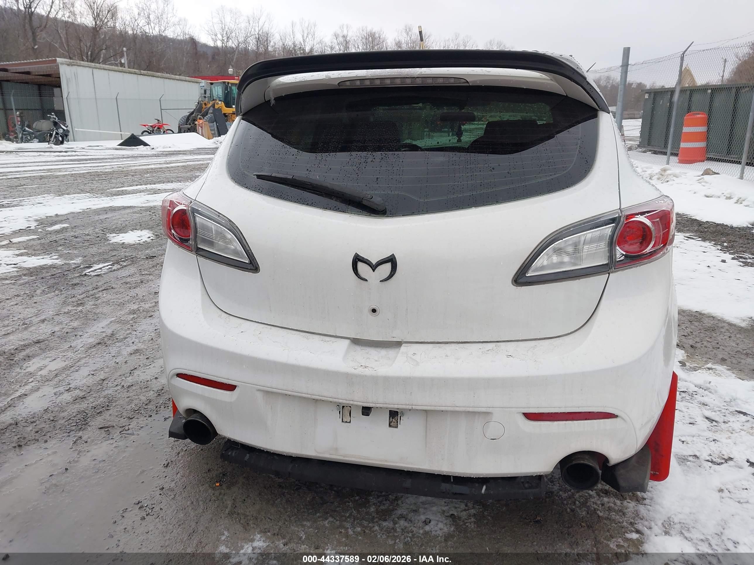 2012 Mazda Mazdaspeed3 Touring White vin: JM1BL1L35C1641932