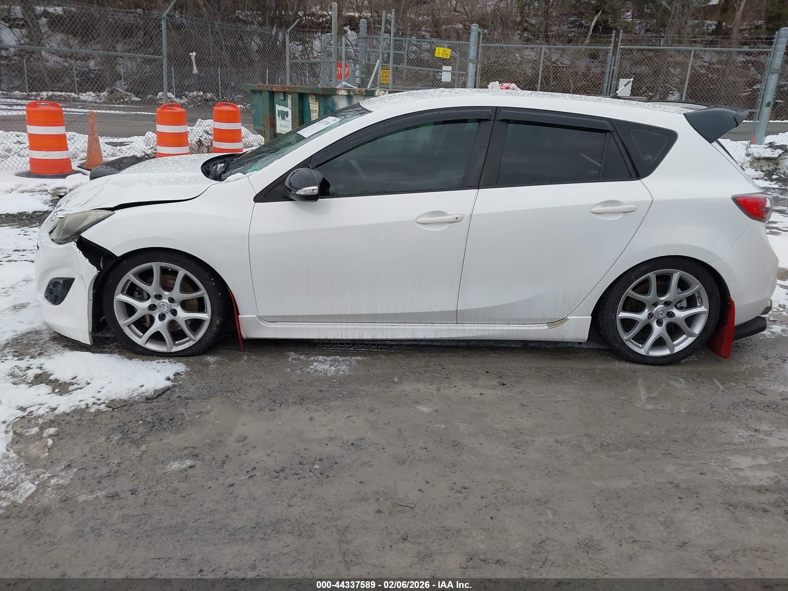 2012 Mazda Mazdaspeed3 Touring White vin: JM1BL1L35C1641932