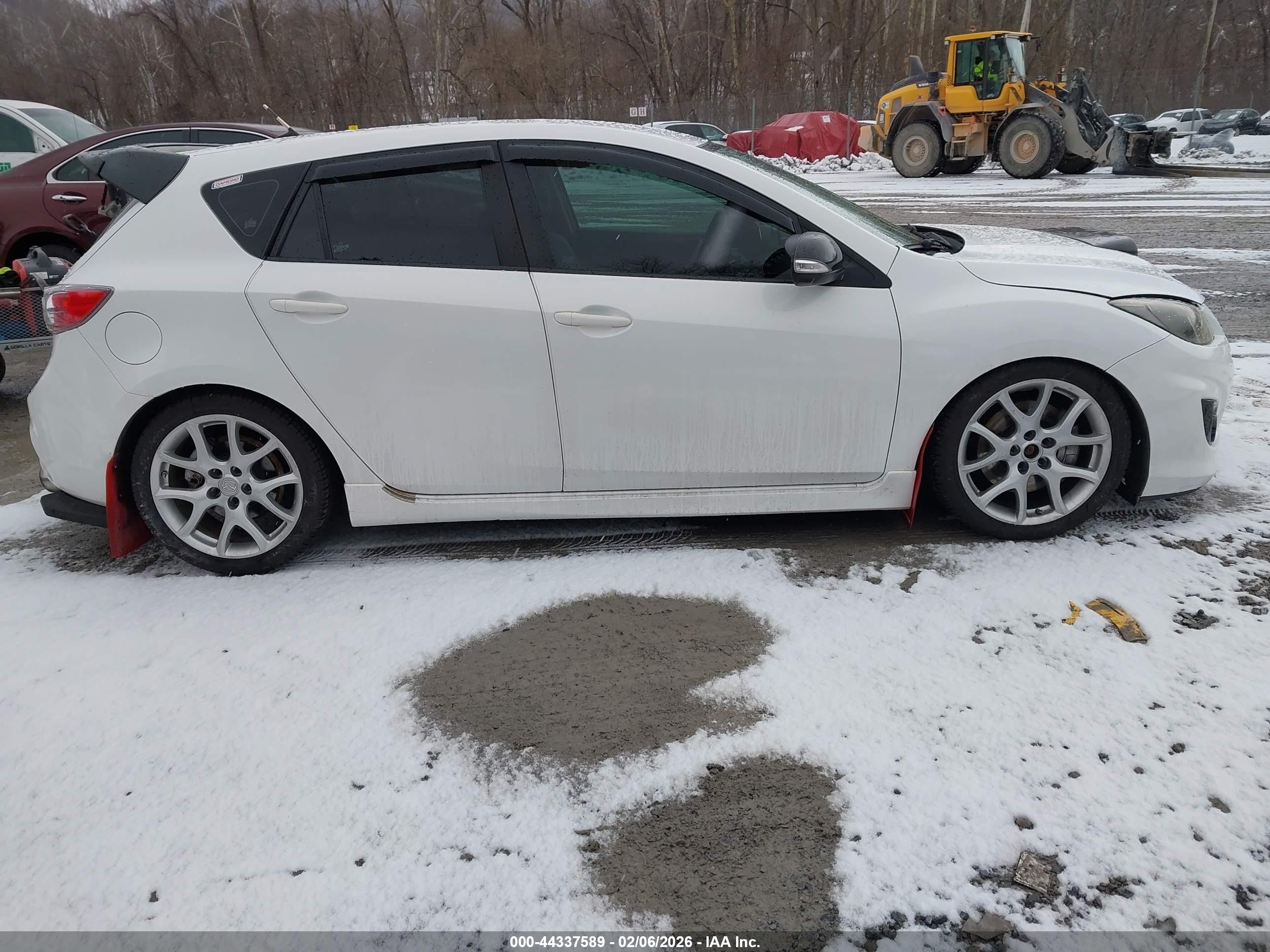 2012 Mazda Mazdaspeed3 Touring White vin: JM1BL1L35C1641932