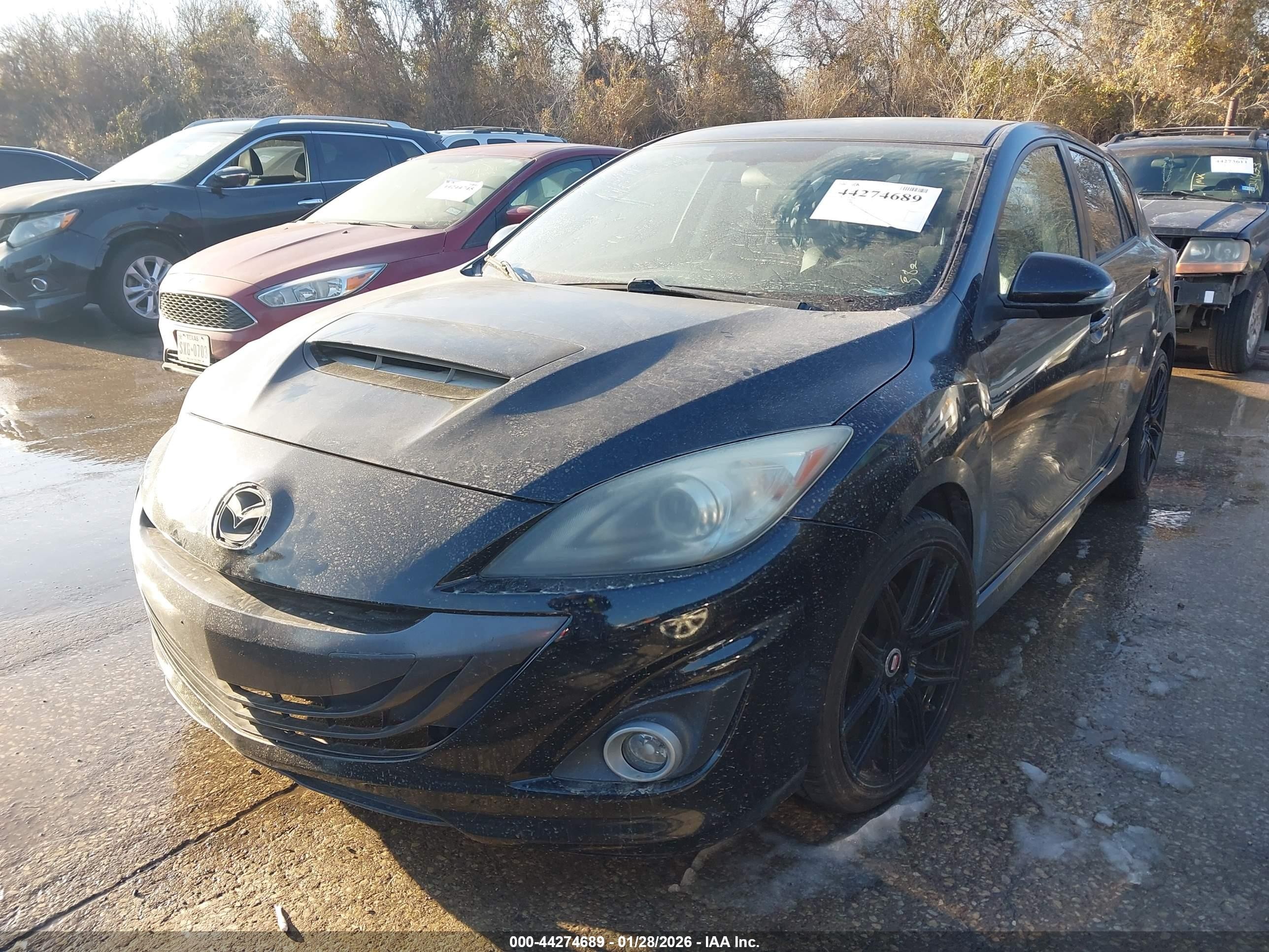 2012 Mazda Mazdaspeed3 Touring Черный vin: JM1BL1L35C1648461
