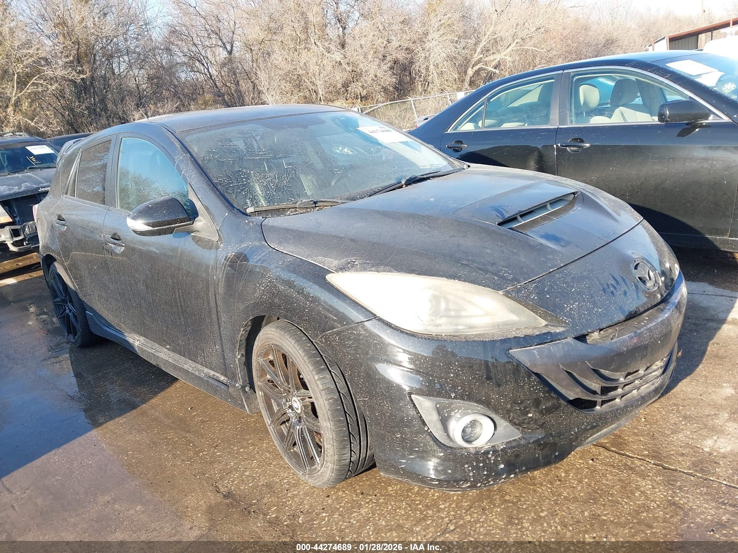 2012 Mazda Mazdaspeed3 Touring Черный vin: JM1BL1L35C1648461